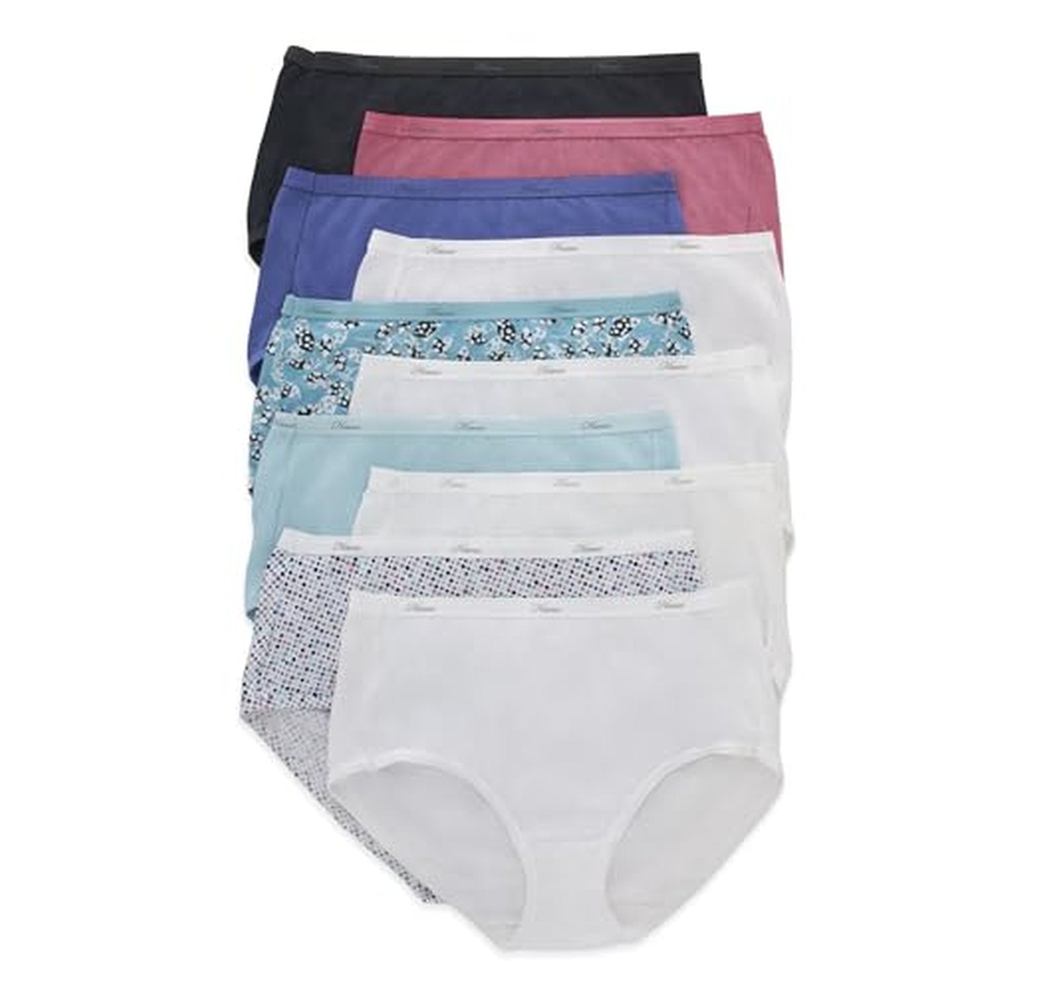 30 Pack Hanes Womens Cotton Brief Underwear