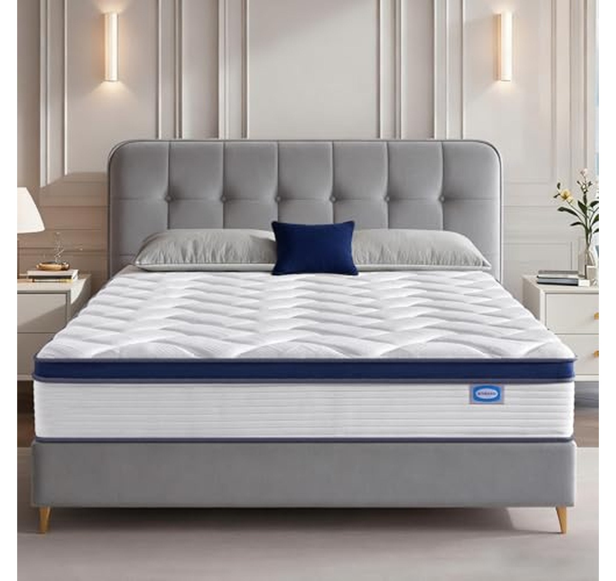 12 Inch Hybrid Full Mattress with Memory Foam