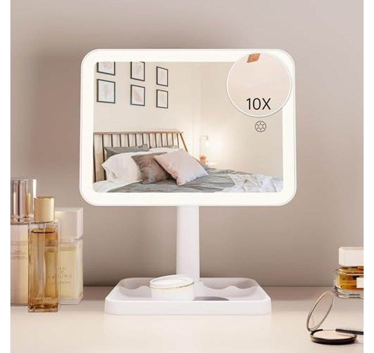 Rechargeable Lighted Vanity Makeup Mirror
