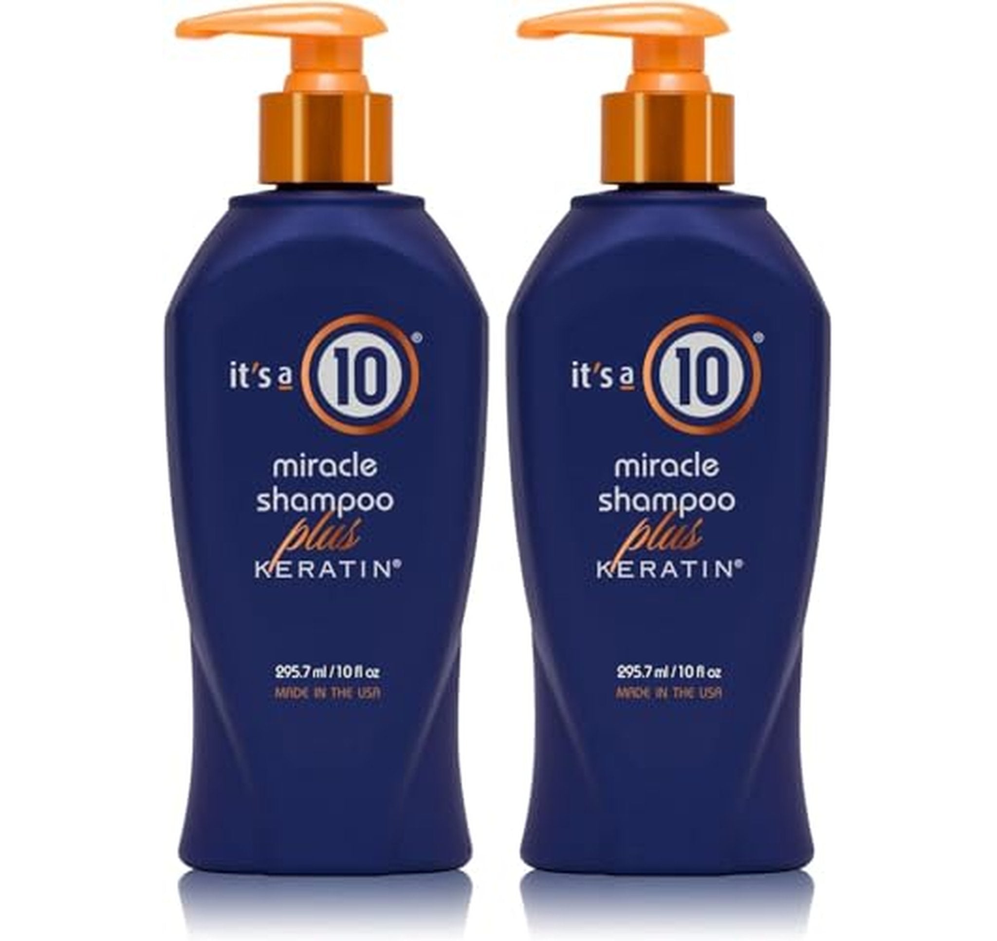 2 Pack It's a 10 Miracle Keratin Shampoo 10oz