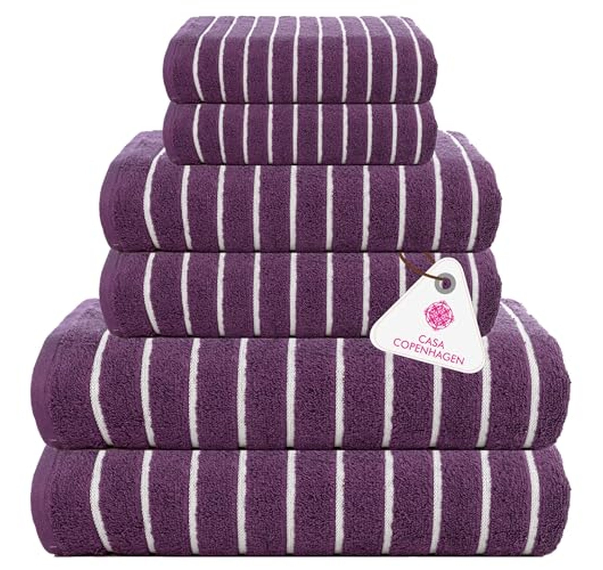 6 Piece 600 GSM Egyptian Cotton Towel Set