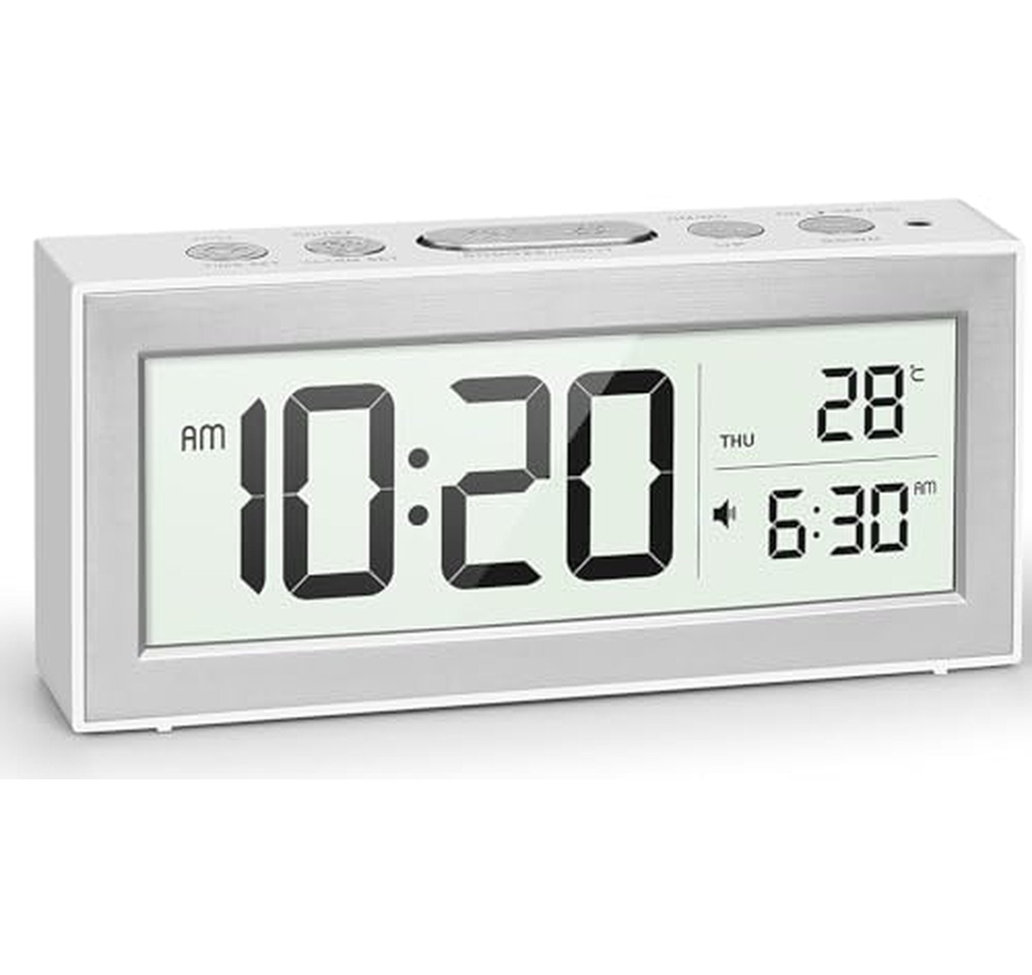 Digital LED Alarm Clock with Night Light