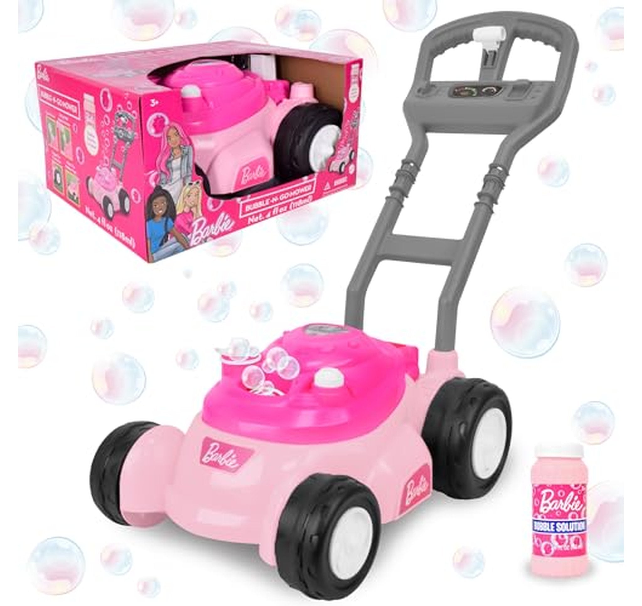 Bubble Lawn Mower Toy with Bubble Solution