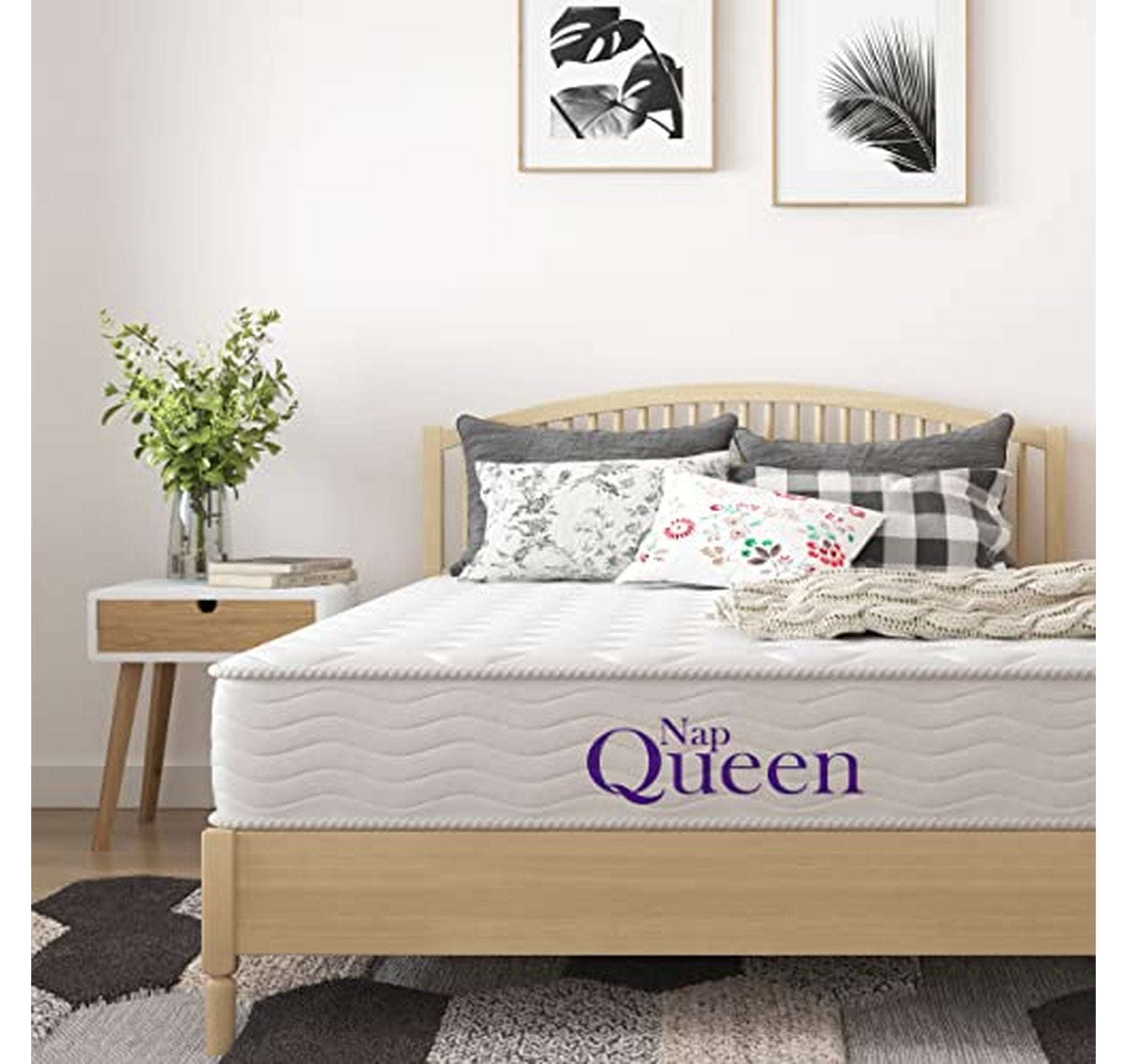8 Inch Medium Firm Queen Innerspring Memory Foam Mattress