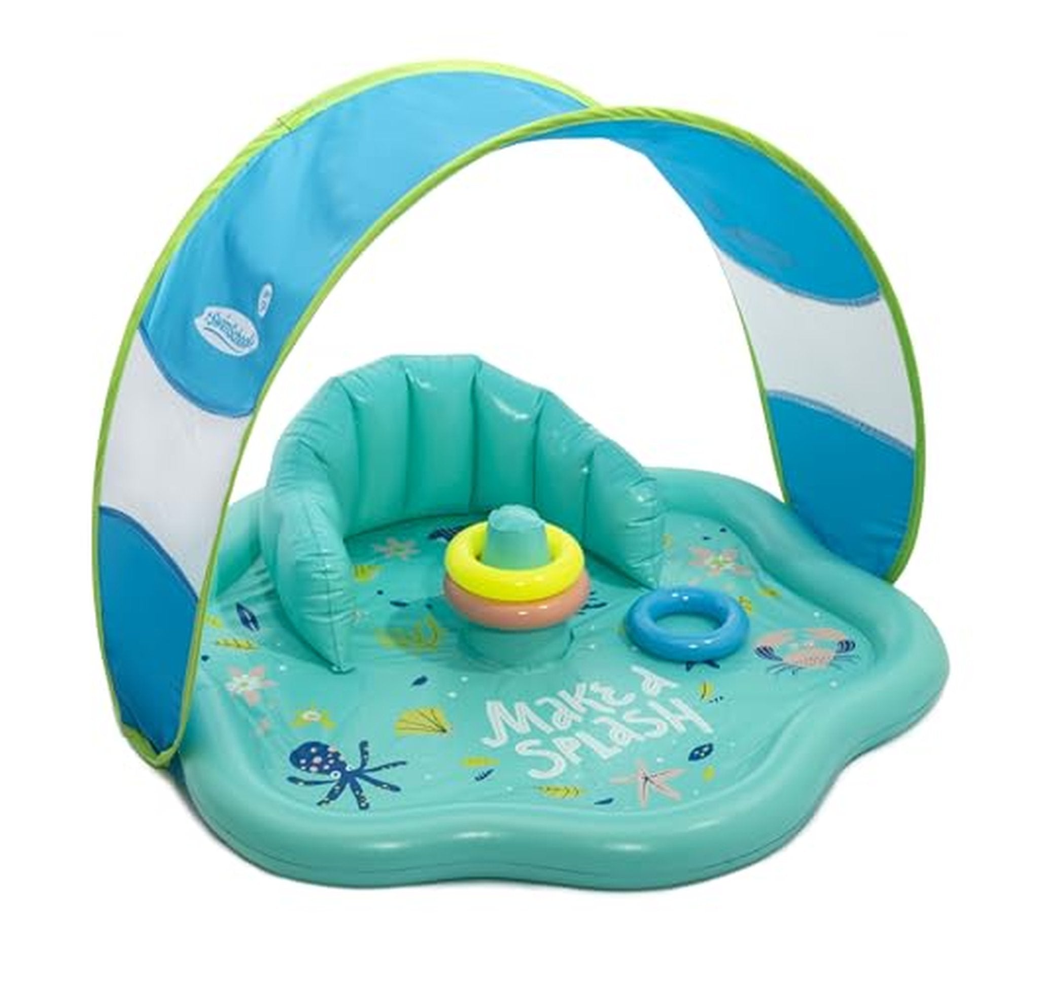 SwimSchool Baby Inflatable Splash Play Mat Pool