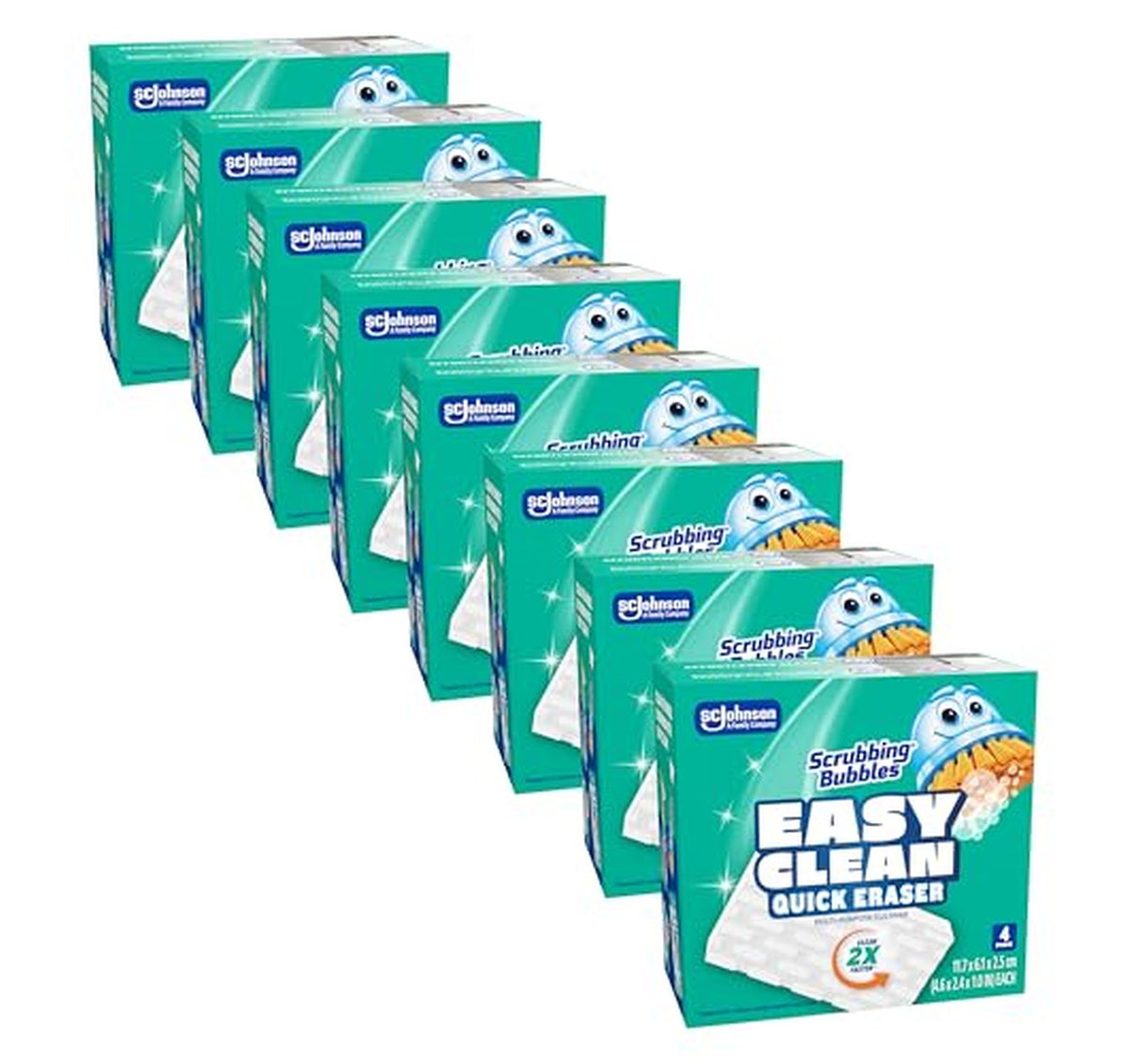 32 Count Scrubbing Bubbles Easy Clean Eraser Sponges