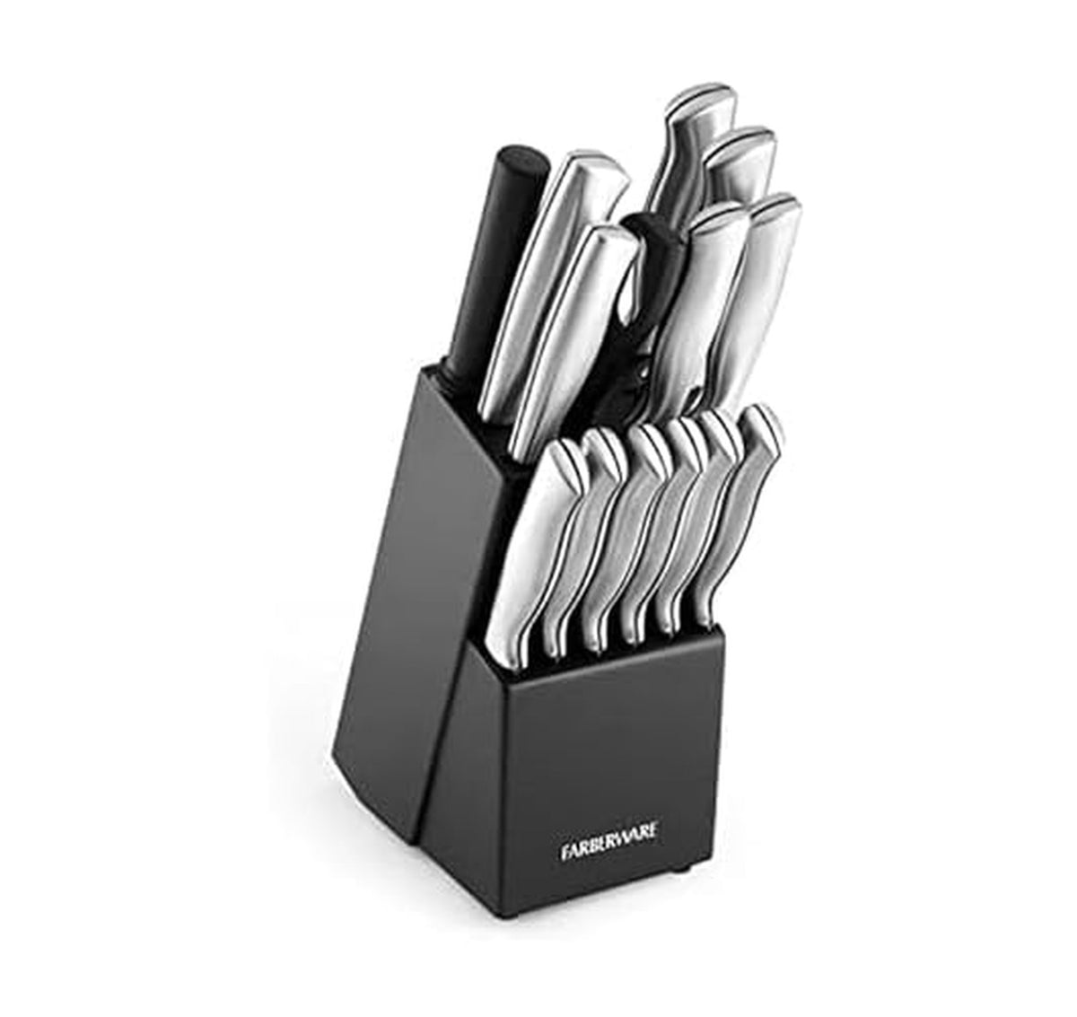 Farberware 15-Piece Stainless Steel Kitchen Knife Set