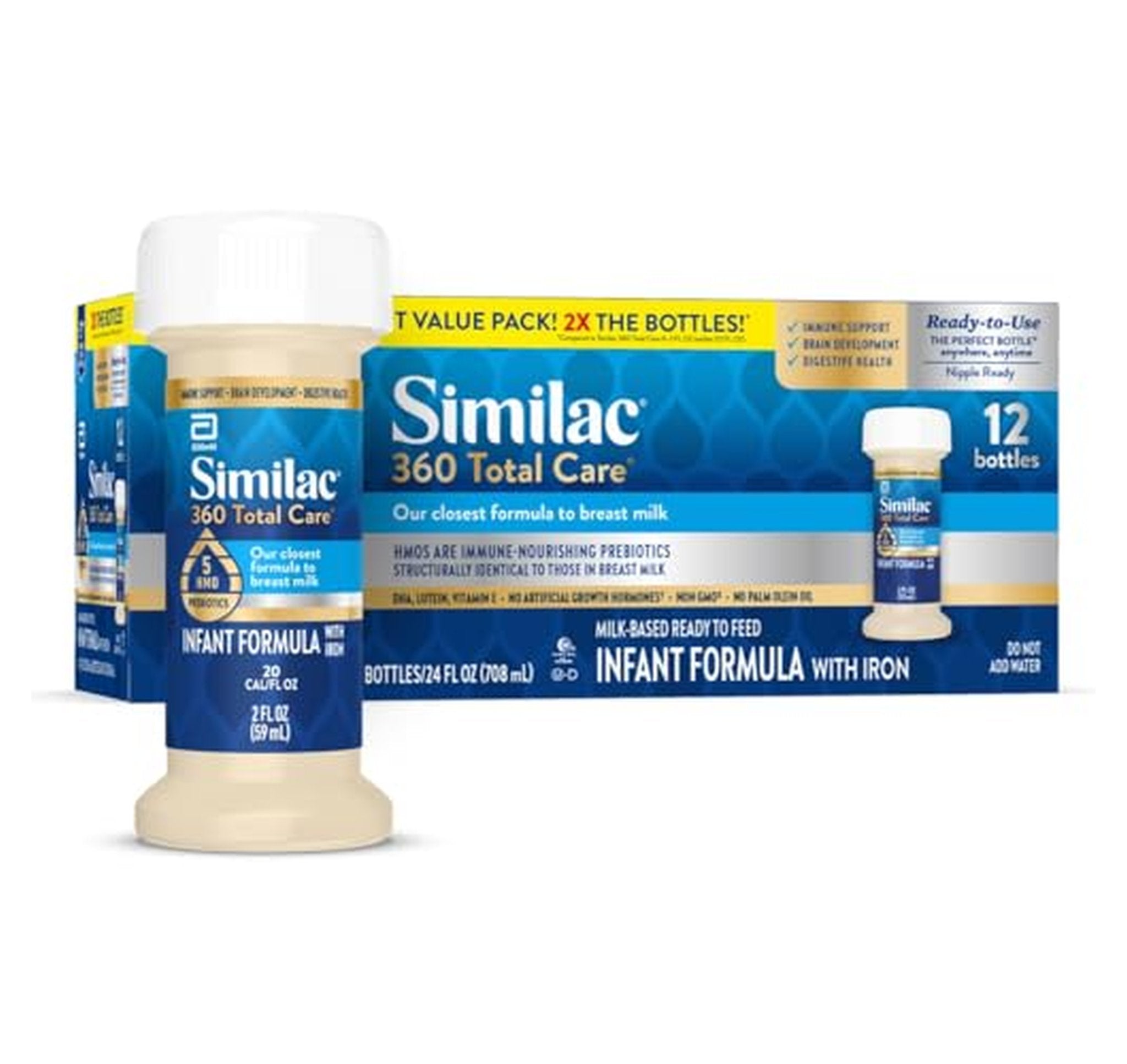 12 Pack Similac 360 Total Care Infant Formula