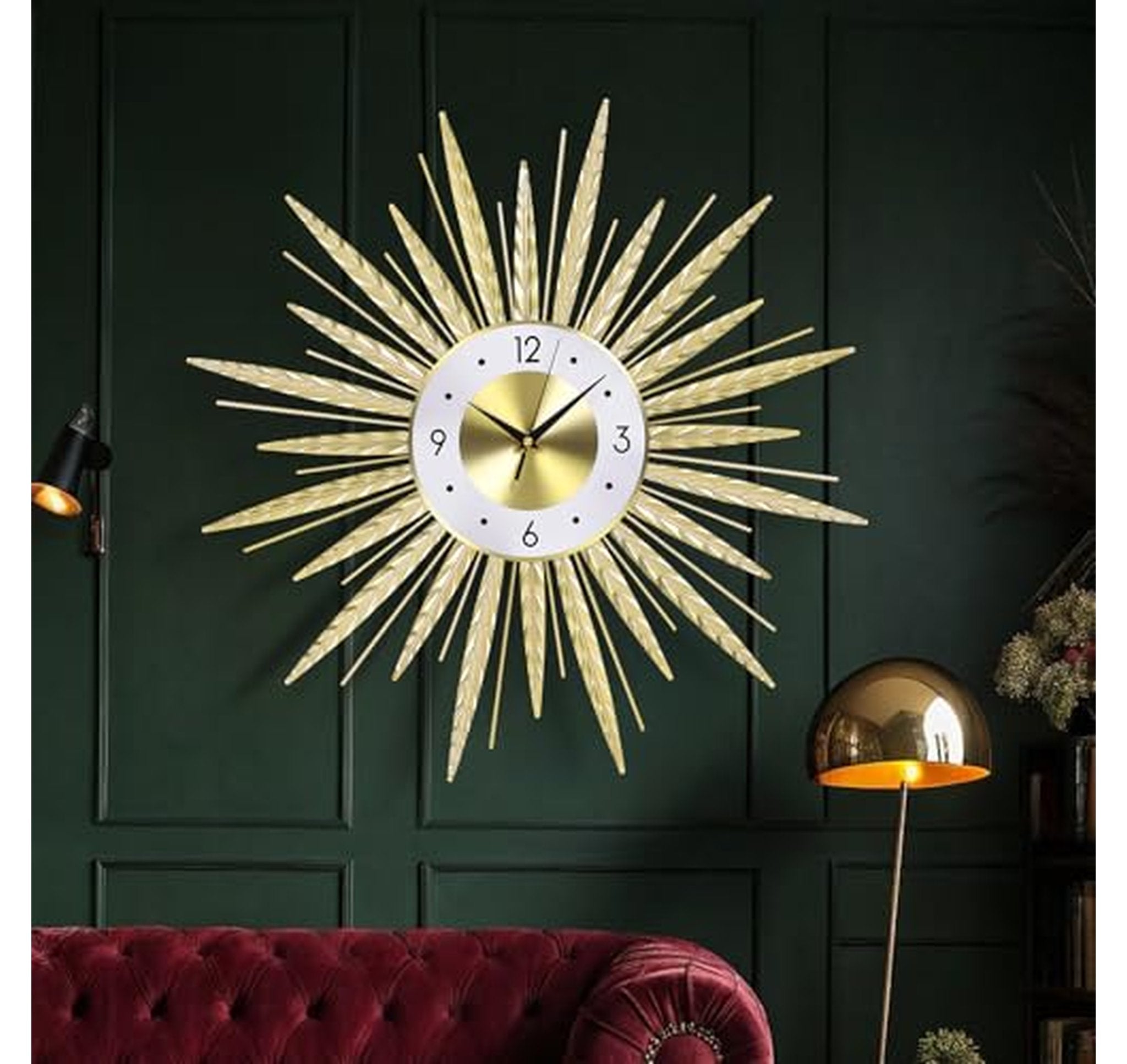 23-Inch Silent Starburst Wall Clock