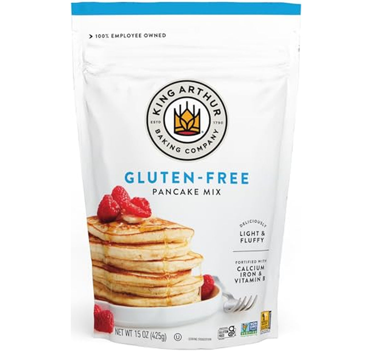 6 Pack King Arthur Gluten Free Pancake Mix 15 oz (OU)