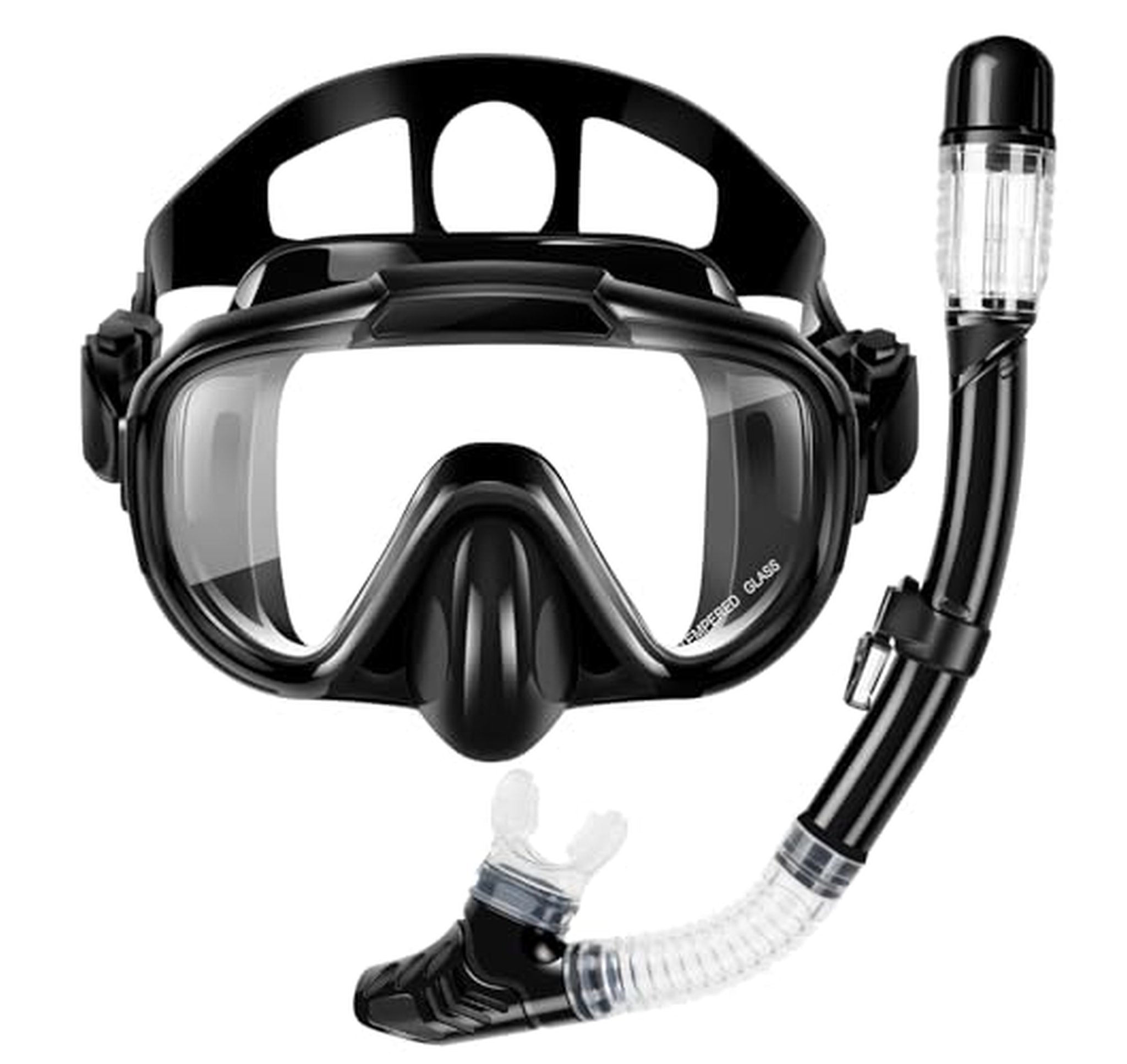 Kids Dry Top Anti-Fog Snorkel Set