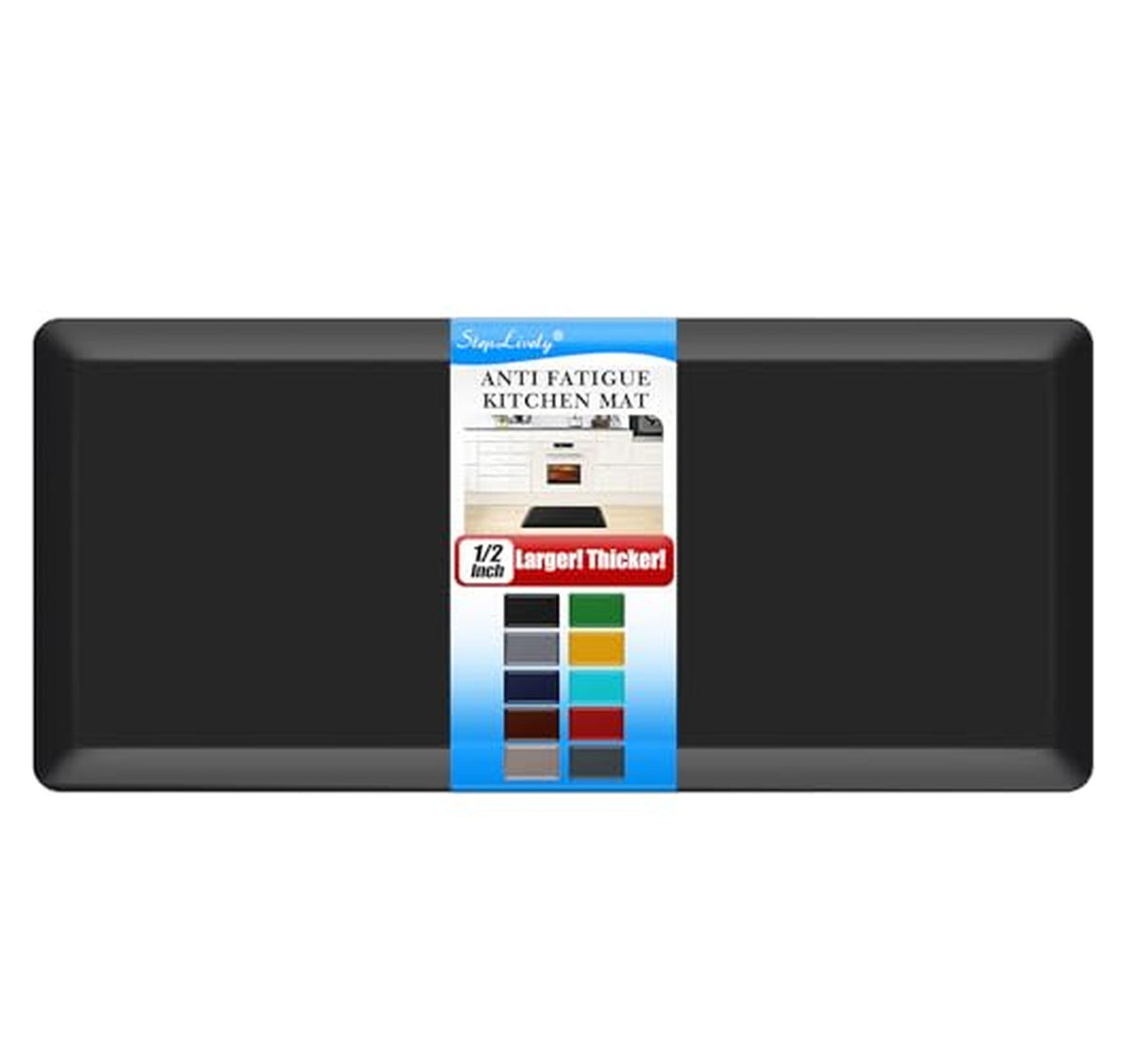 Thick Cushioned Anti-Fatigue Kitchen Floor Mat
