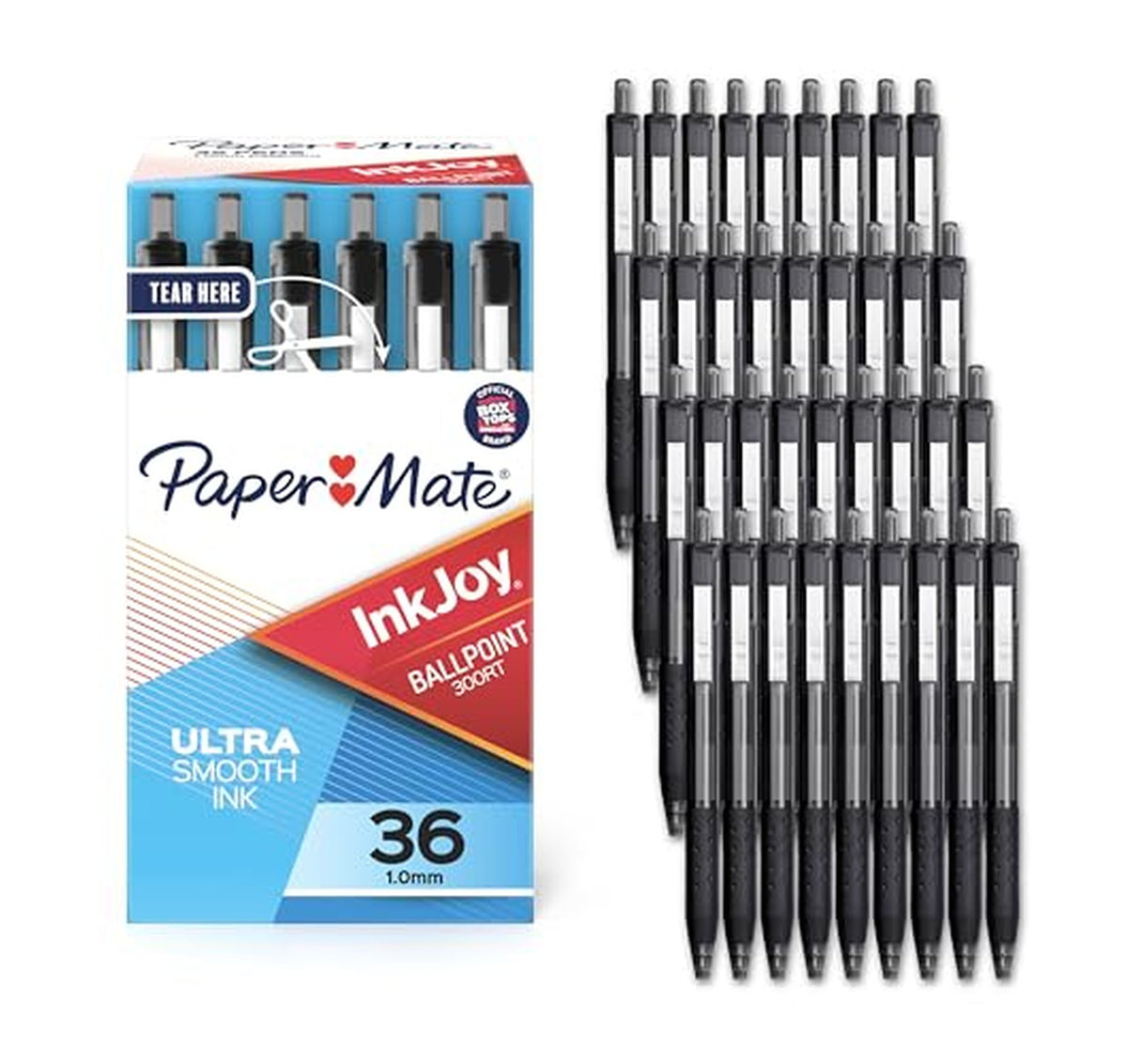 36 Count Paper Mate InkJoy Retractable Ballpoint Pens