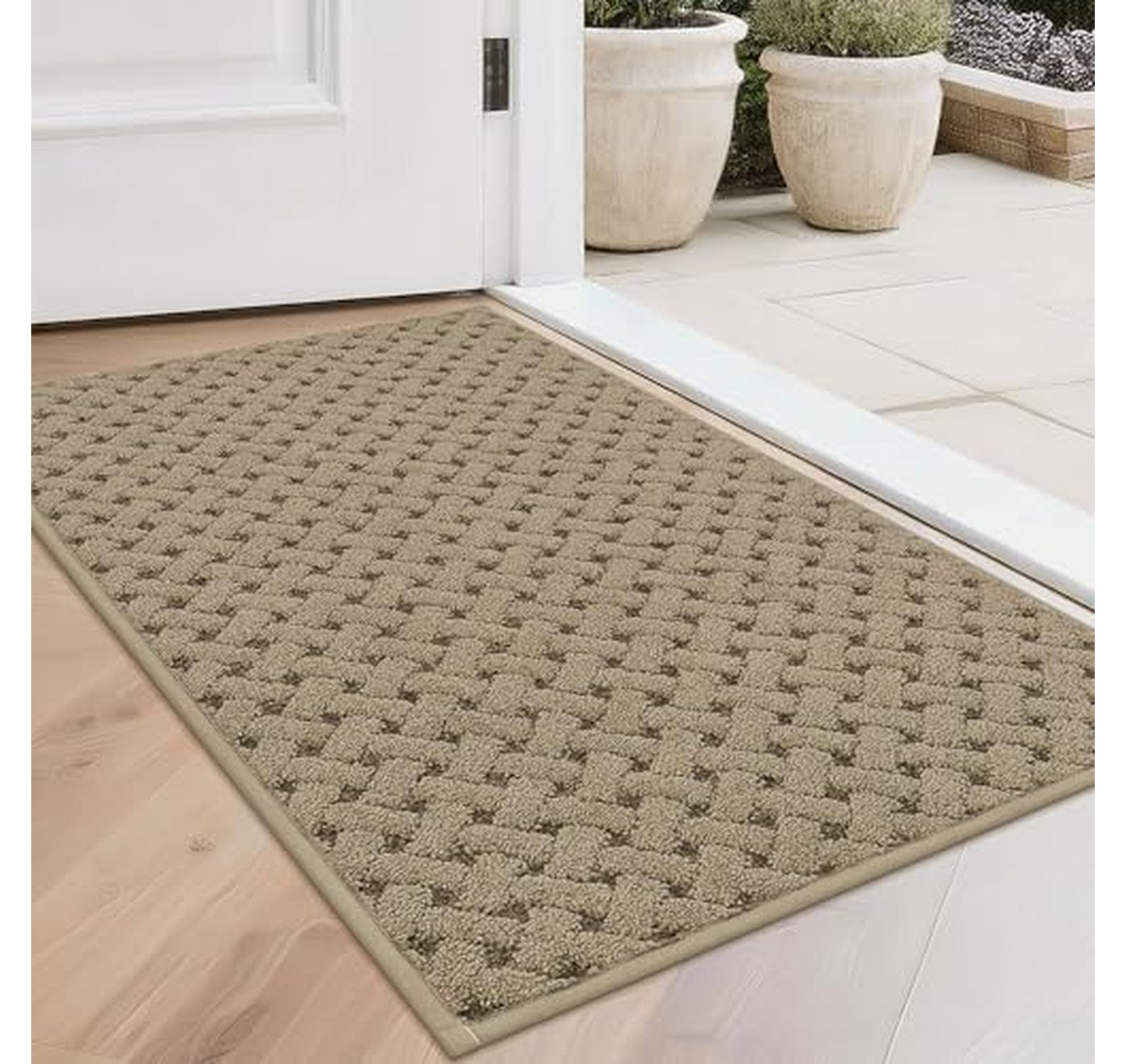 Absorbent Non-Slip Dirt Trapper Door Mat