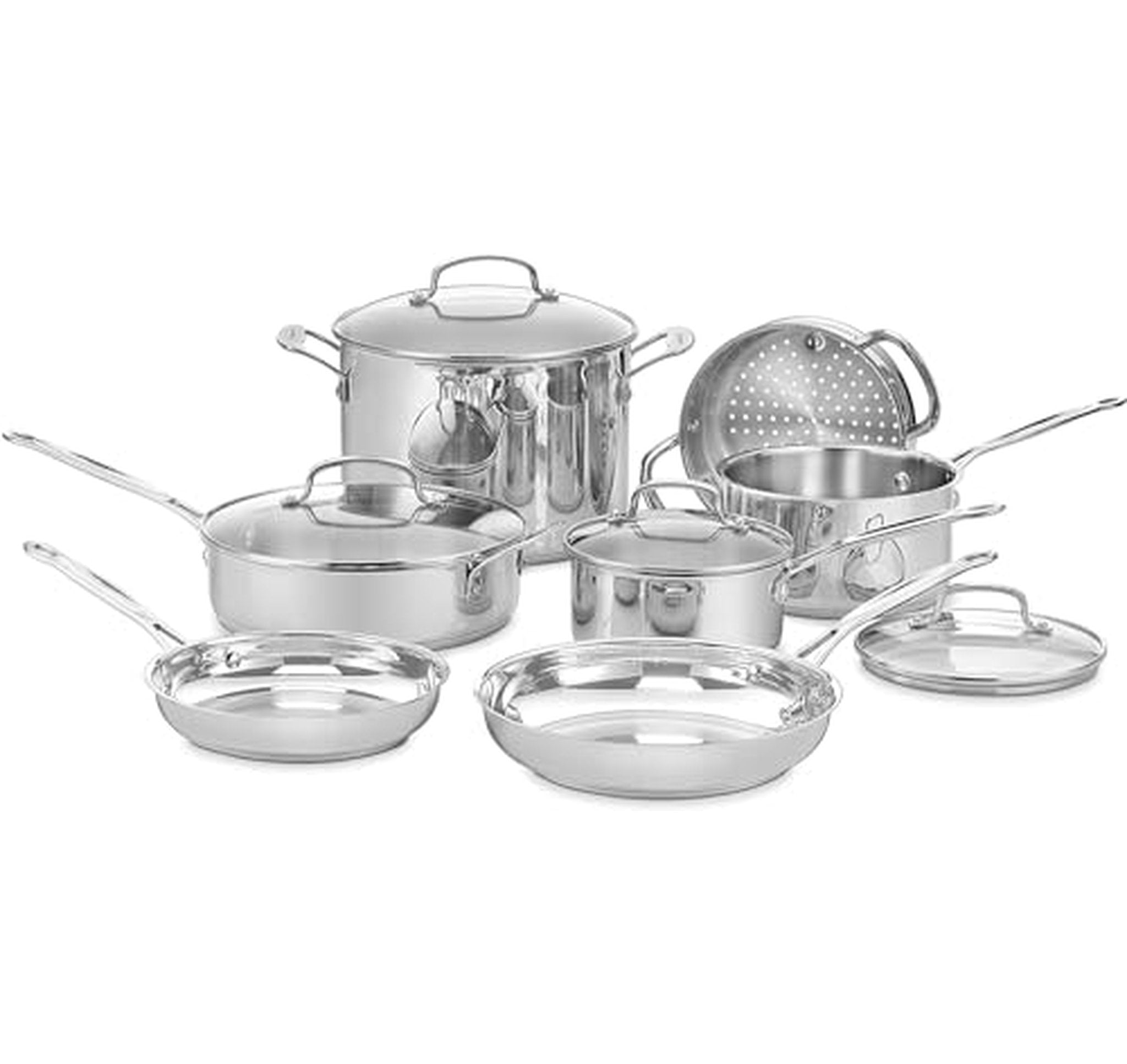 Cuisinart 11-Piece Stainless Steel Cookware Set