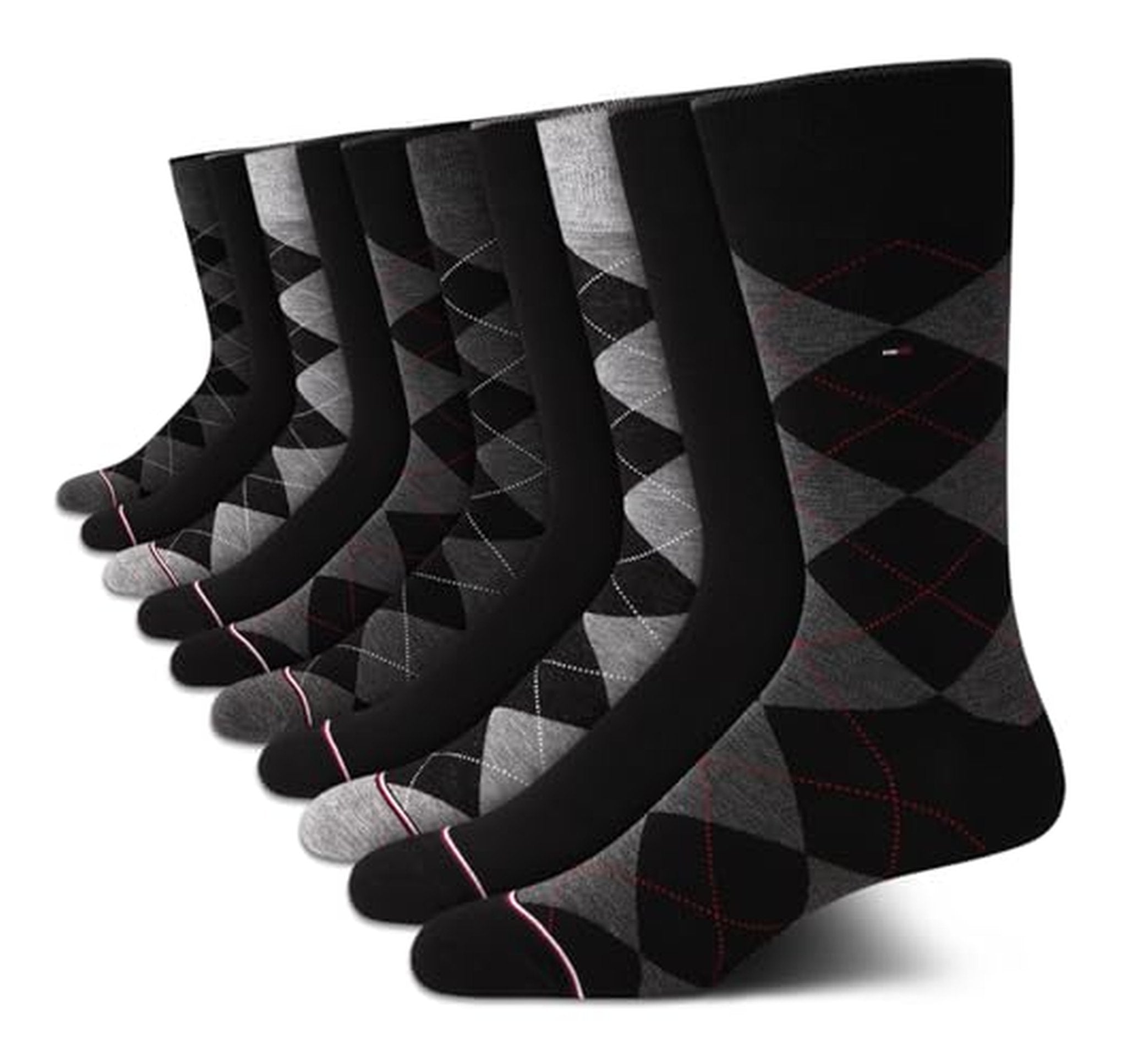 10 Pack Tommy Hilfiger Men’s Dress Crew Socks