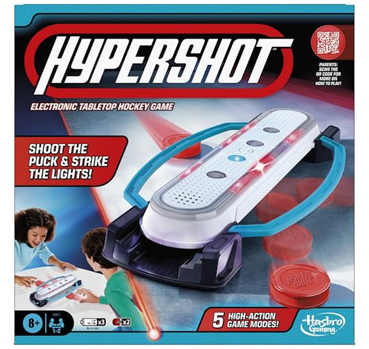 Hasbro Gaming Hypershot Electronic Tabletop Hockey Game