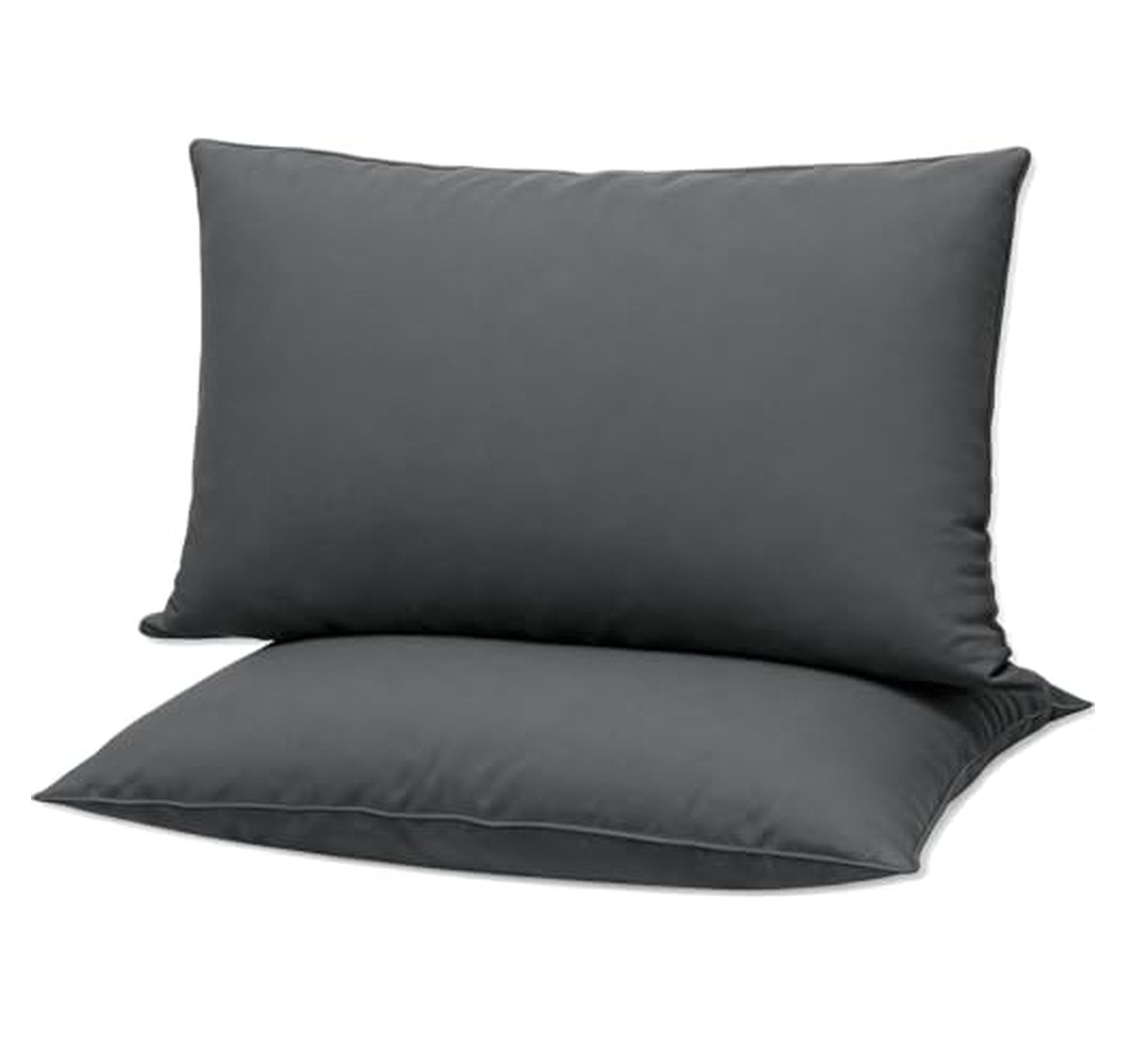 2 Pack Extra Soft Flat Bed Pillows