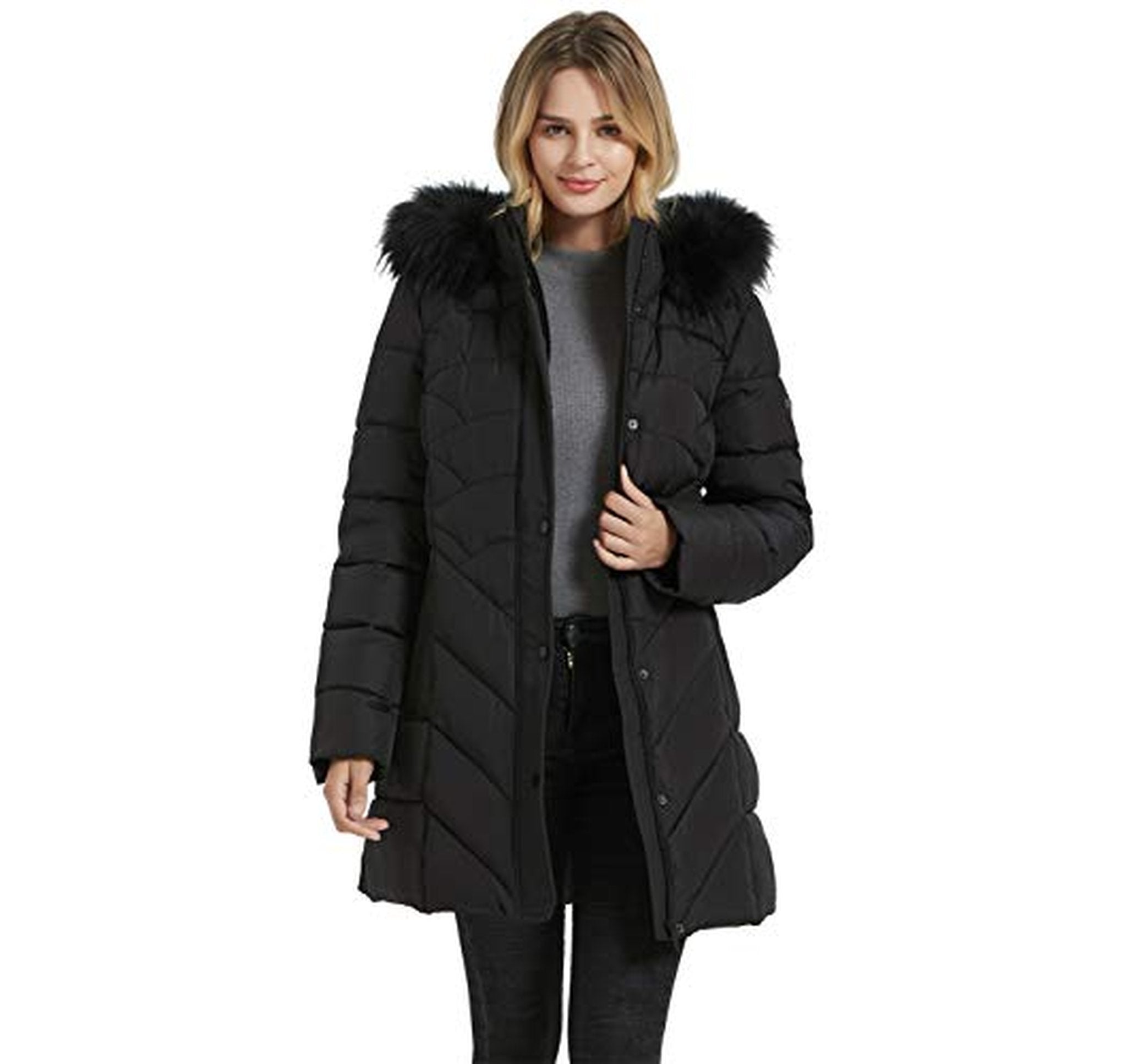 Thickened Down Alternative Women’s Winter Parka Jacket