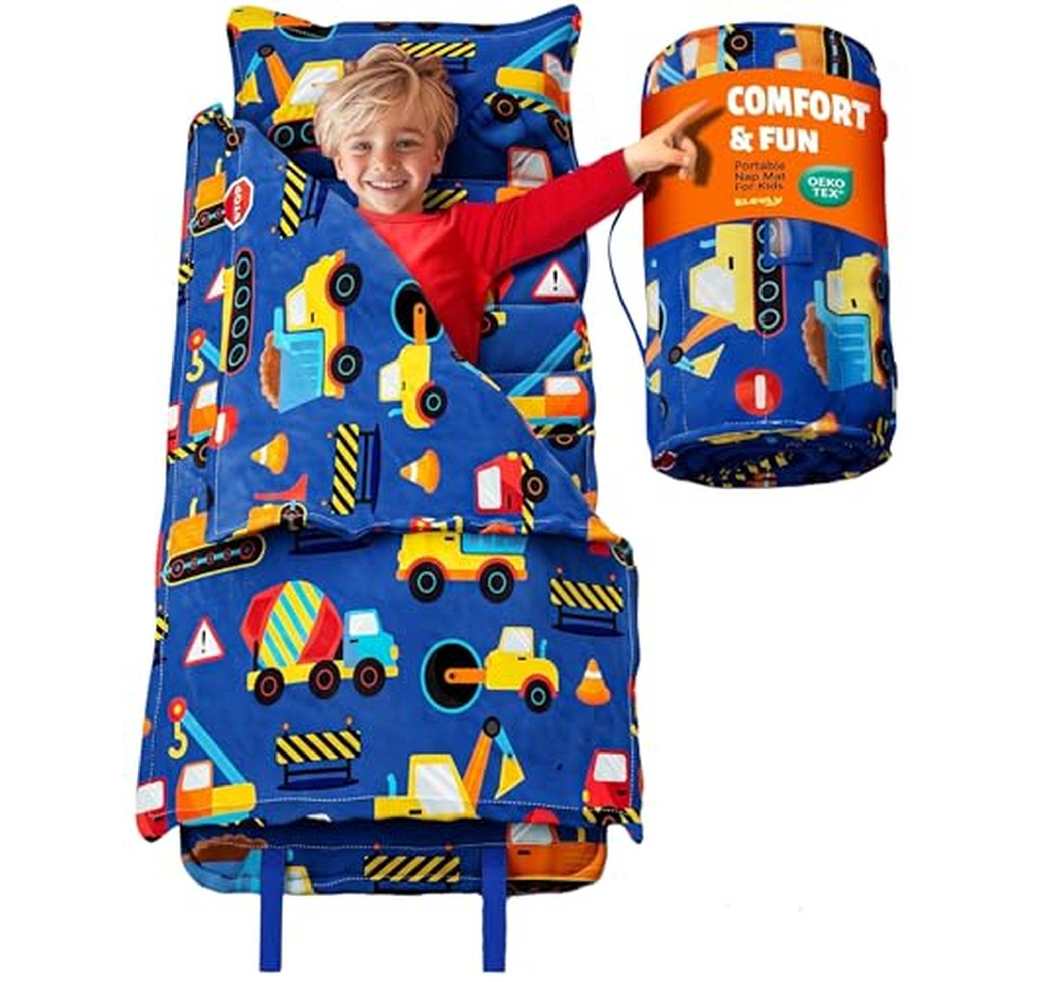 Padded Toddler Nap Mat with Pillow for Daycare