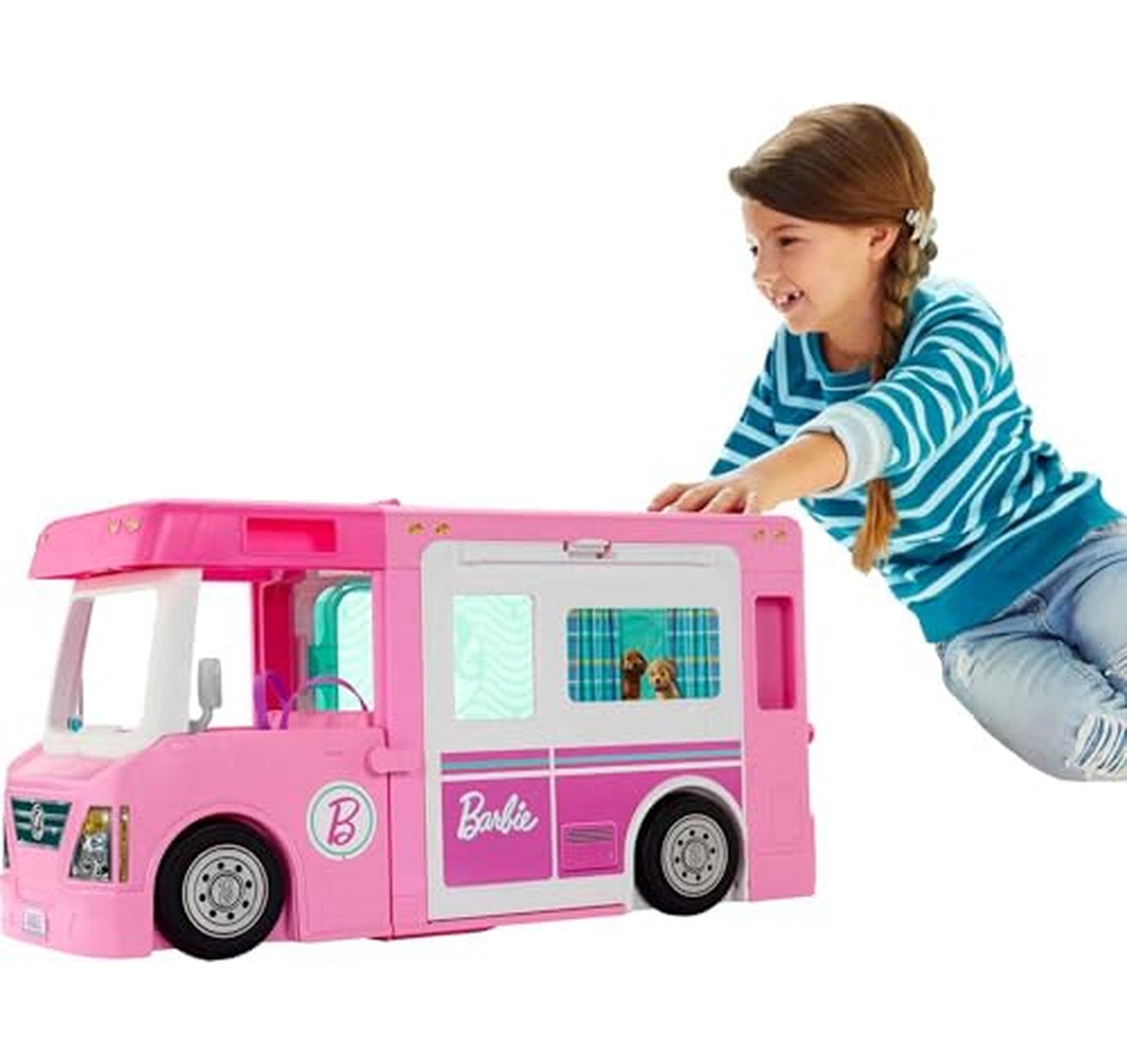 Barbie 3-in-1 DreamCamper Transforming Vehicle Playset