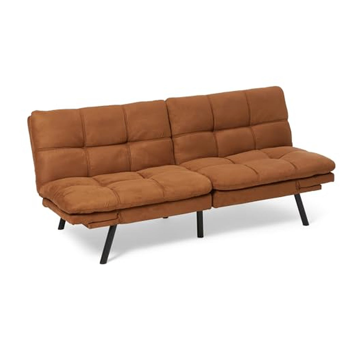 Amazon Basics Convertible Memory Foam Loveseat Sofa Bed