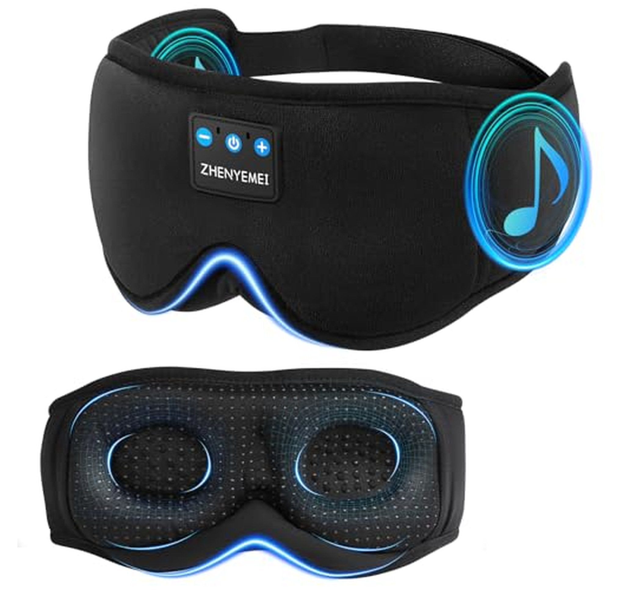 Bluetooth 3D Sleep Mask with Wireless Headphones