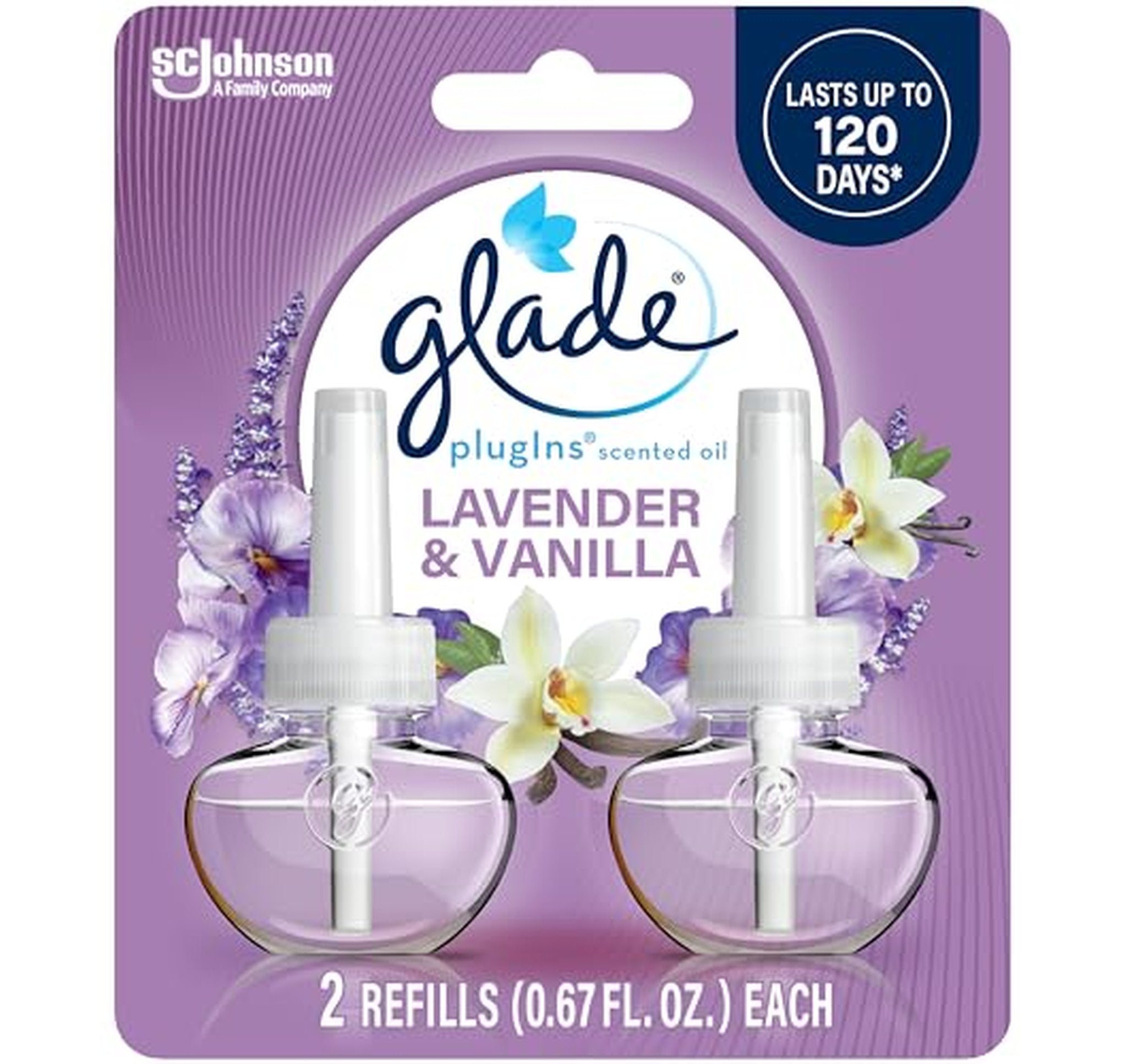 2 Pack Glade PlugIns Scented Oil Refills