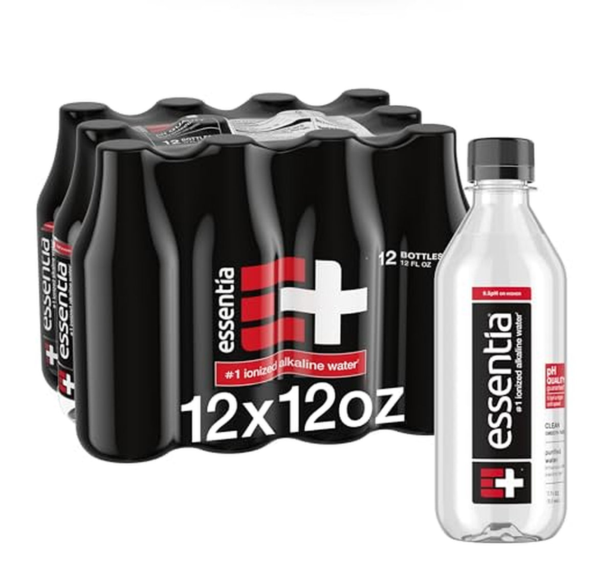 12 Pack Essentia Ionized Alkaline Water 12oz Bottles