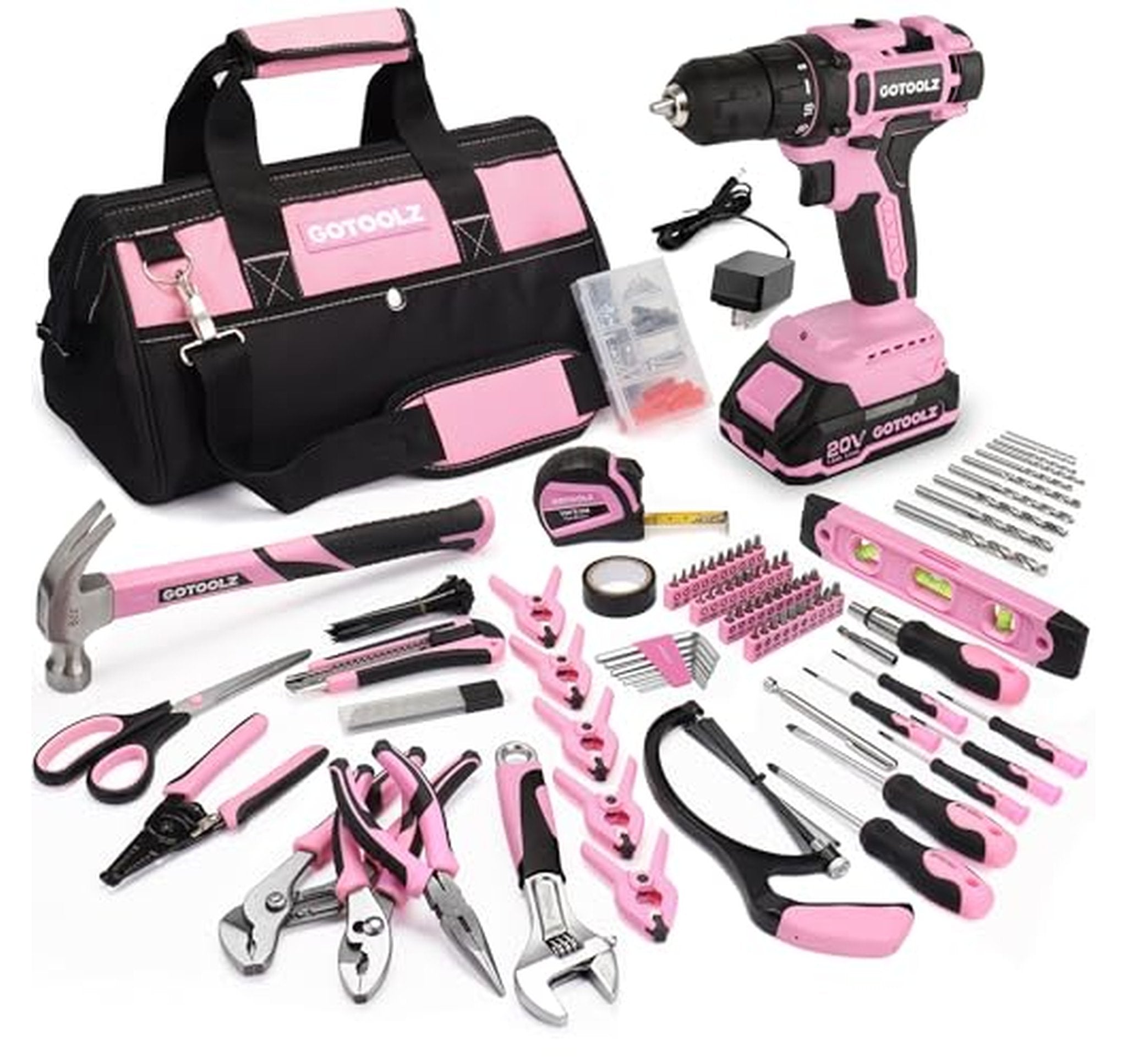 20V Cordless Drill with 293-Piece Tool Kit