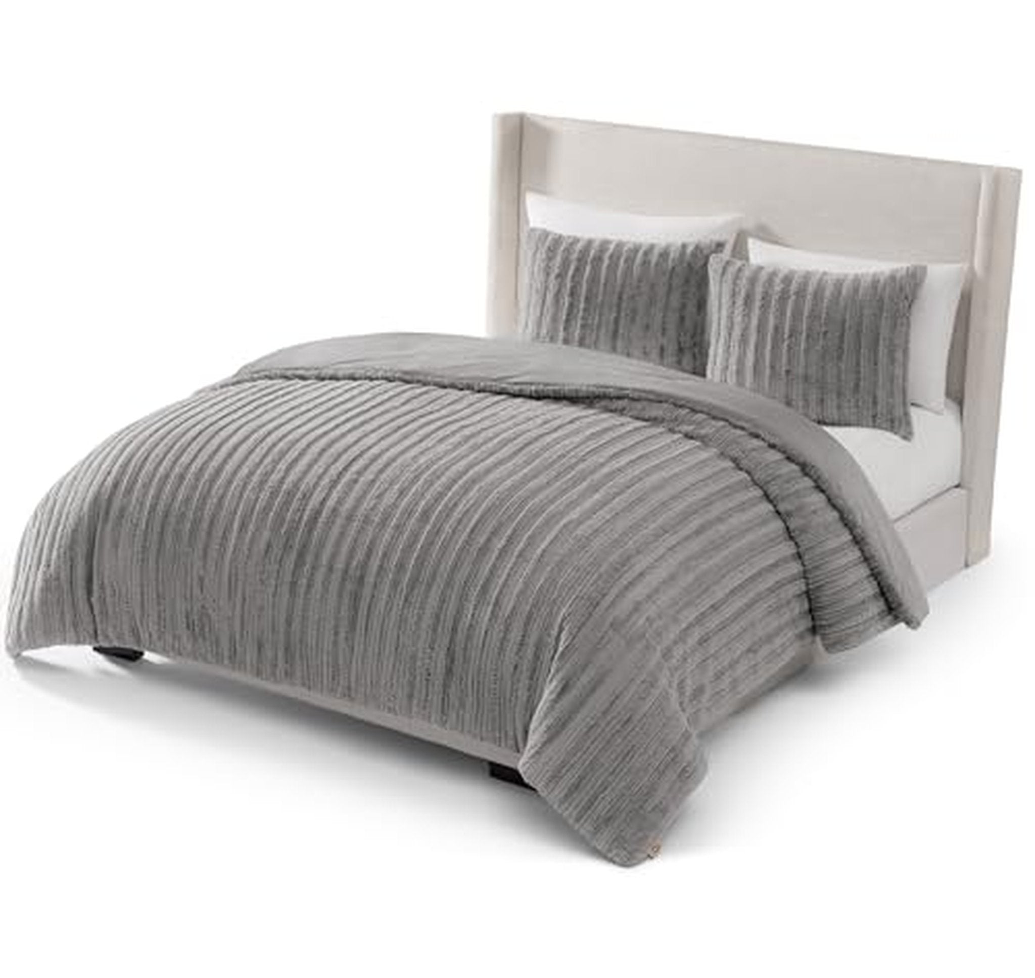 UGG Plush Faux Fur Full/Queen Comforter Set