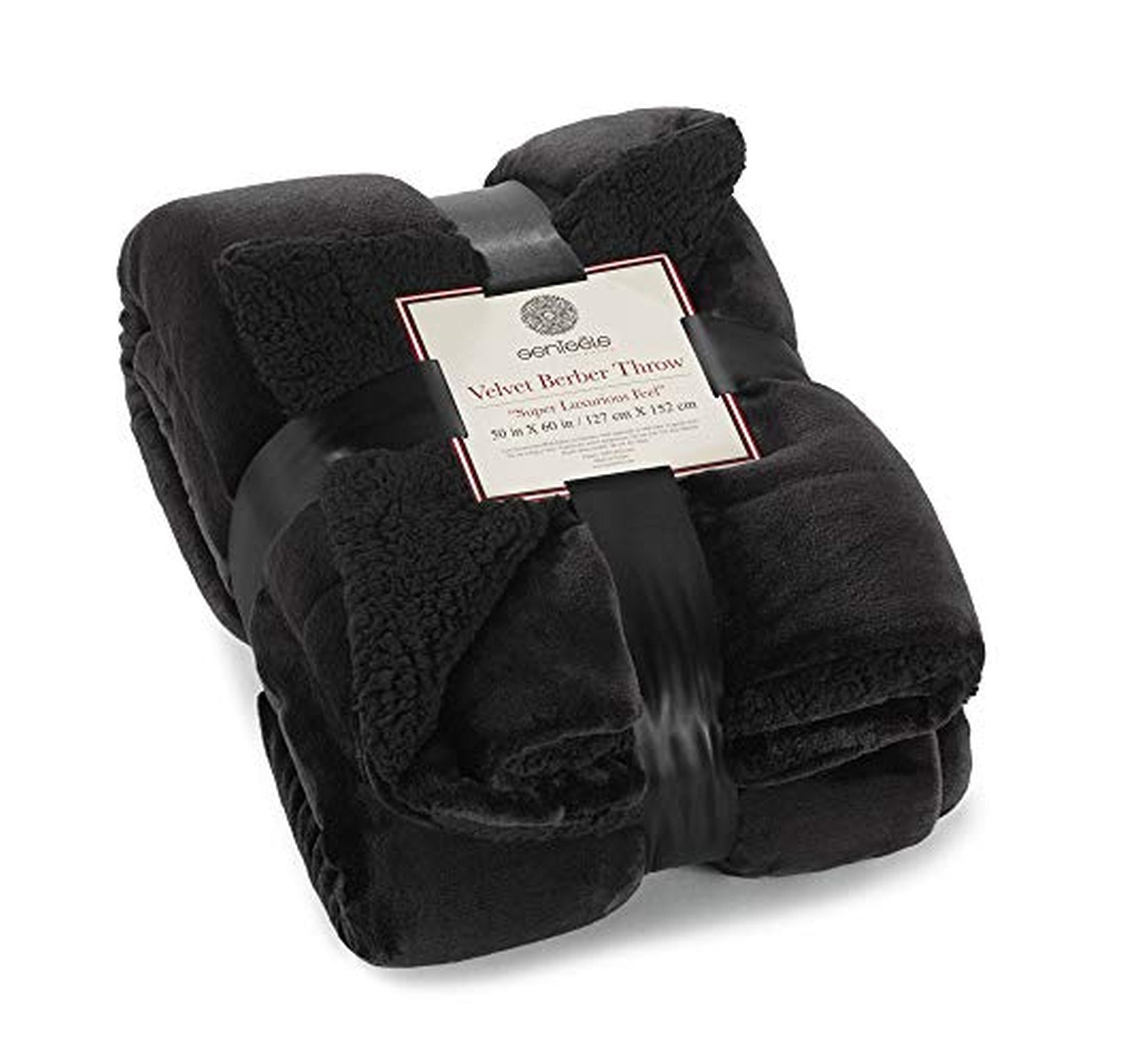 Genteele Ultra Soft Reversible Sherpa Throw Blanket