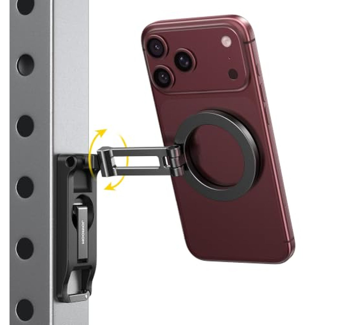 Magnetic 360° Folding Arm Gym Phone Mount