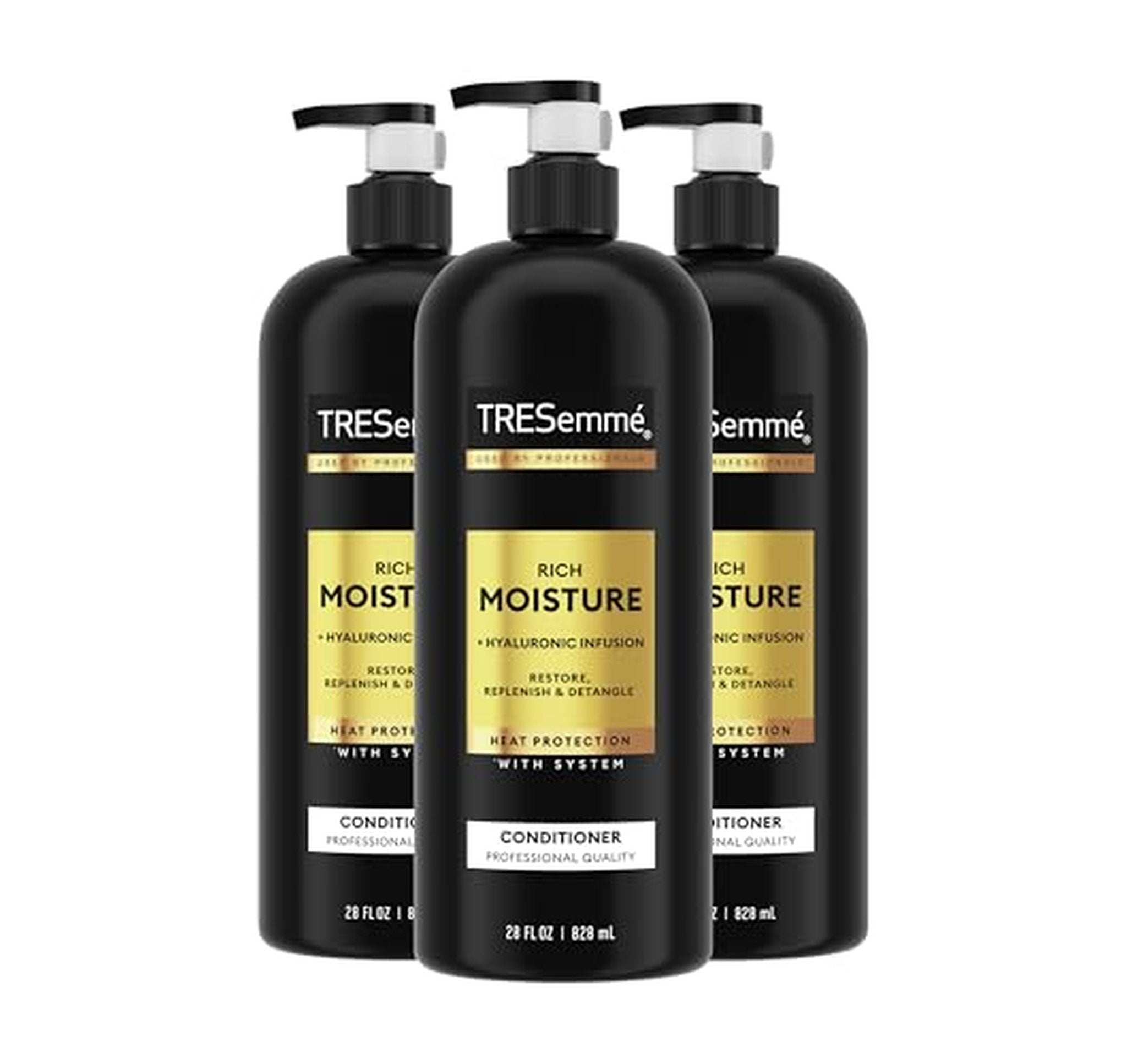 3 Pack TRESemmé Moisture Rich Hydrating Conditioner 28oz