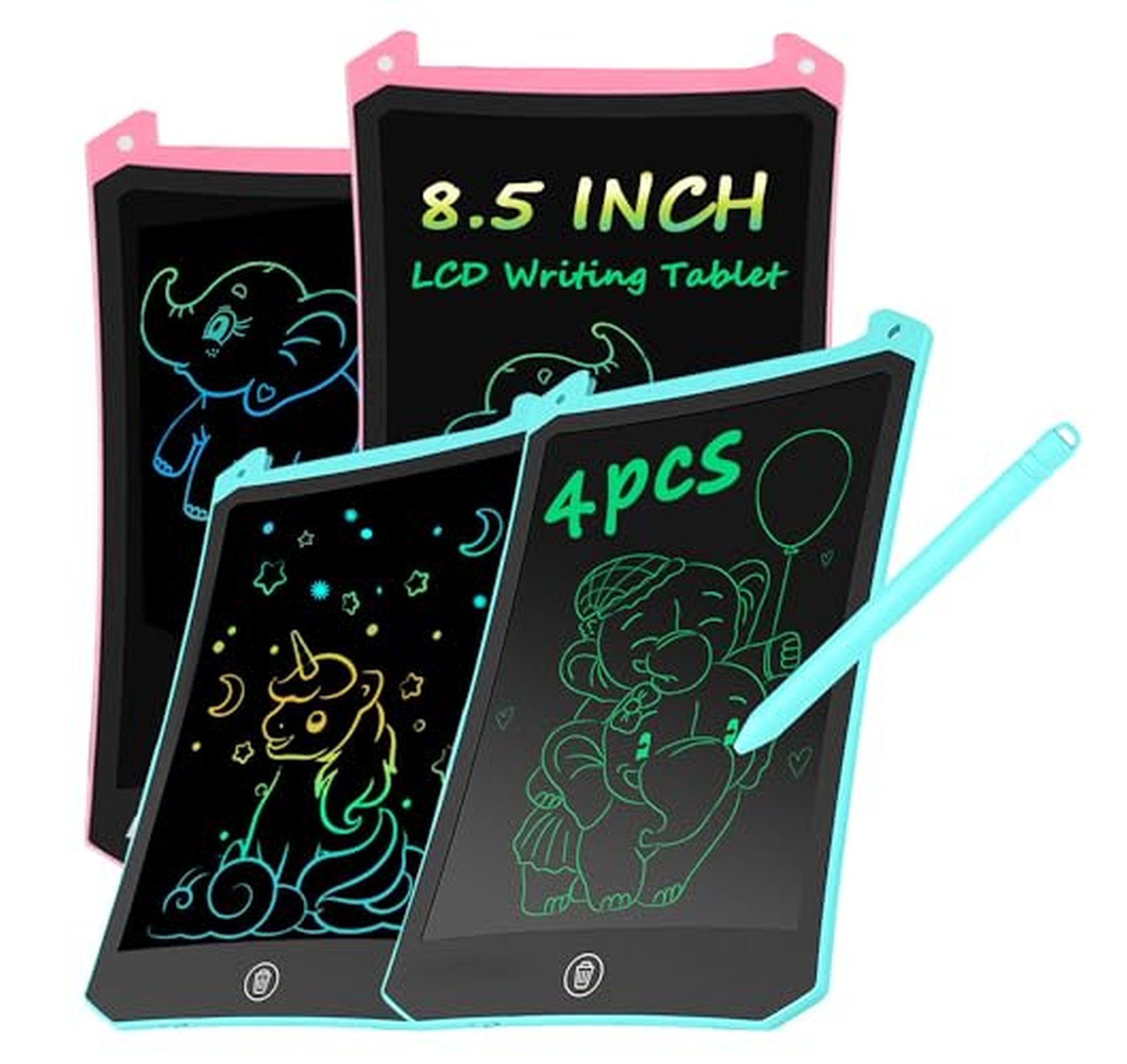 4 Pack LCD Writing Tablet Doodle Board for Kids