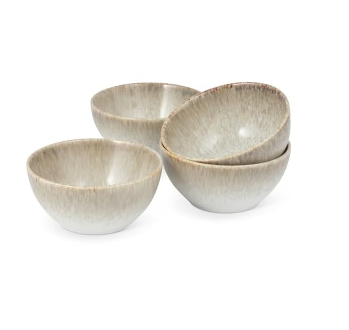 4 Pack Stoneware Cereal Bowls, Microwave Dishwasher Safe