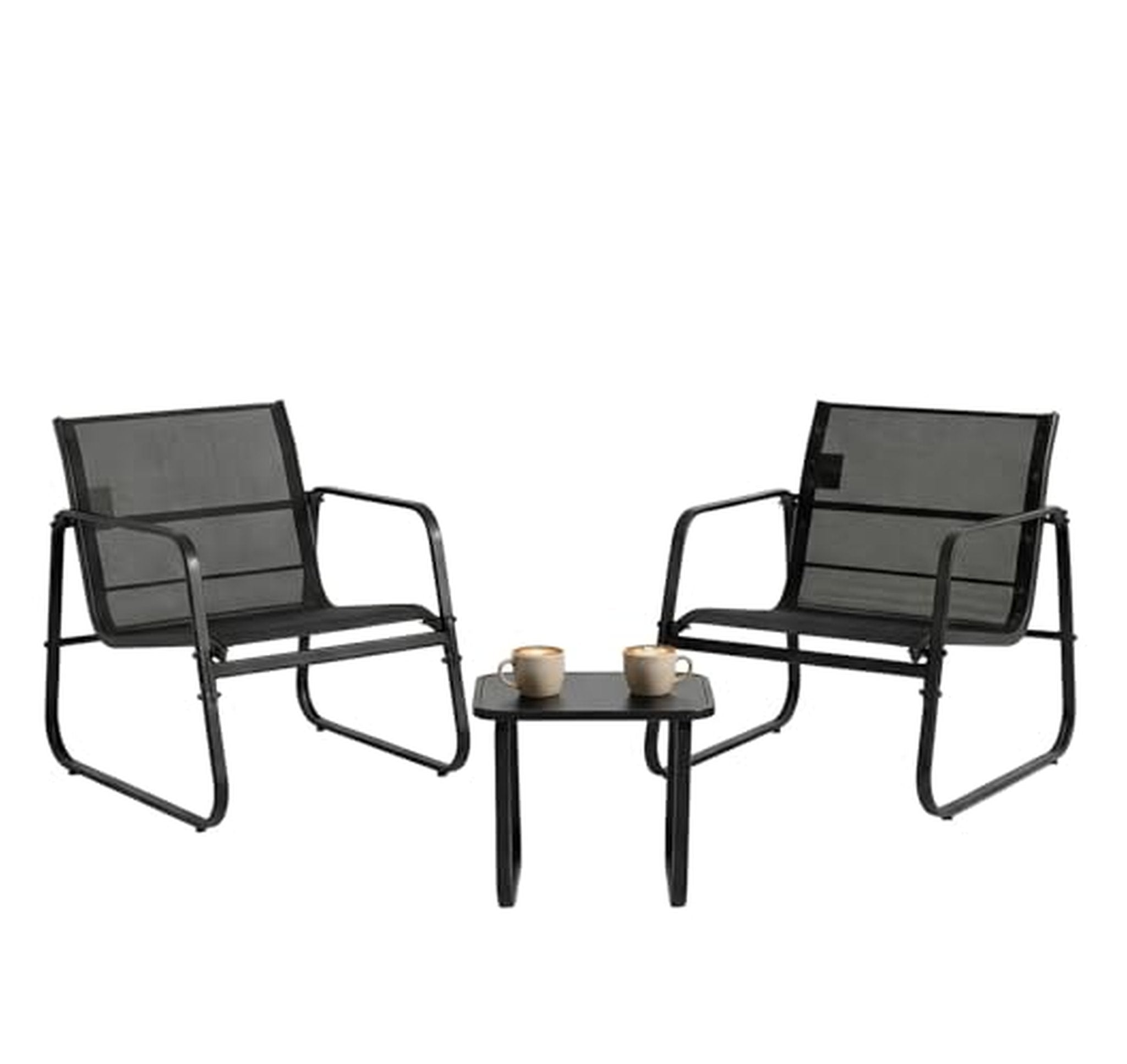 3 Piece Outdoor Patio Bistro Furniture Set