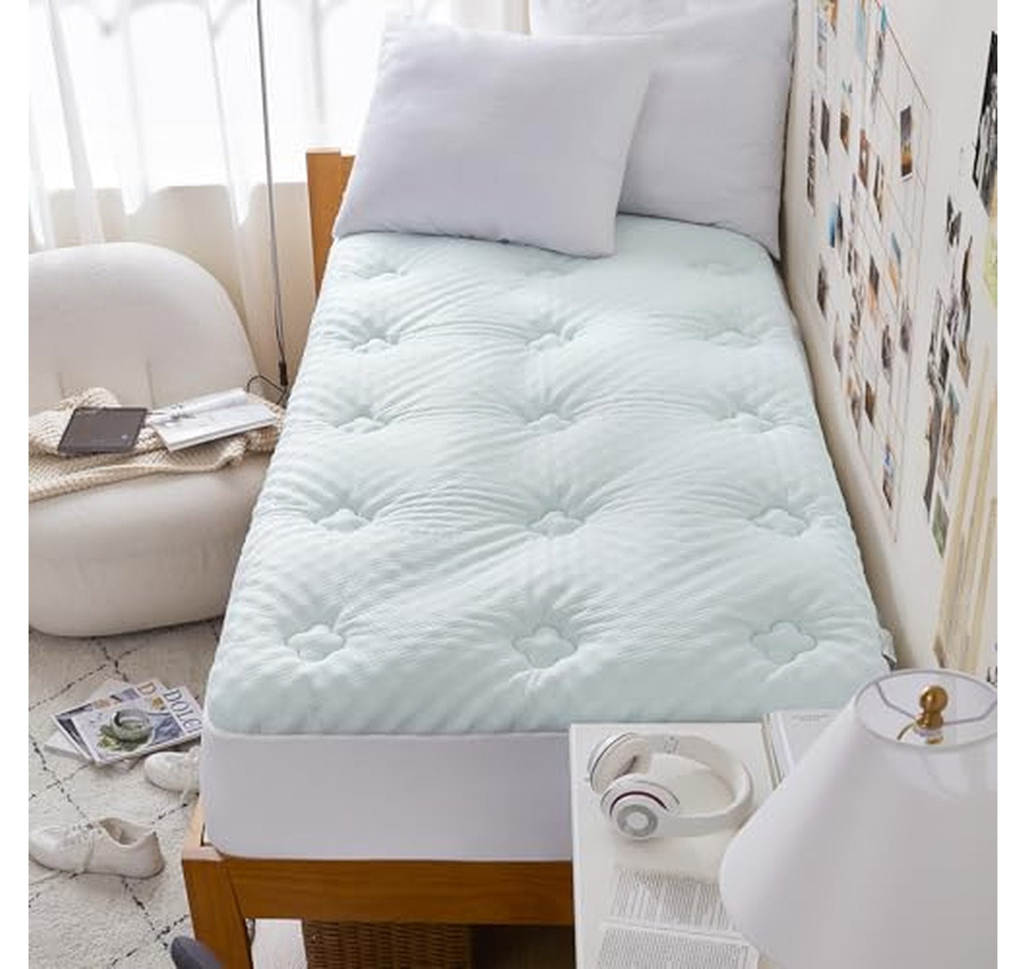 Twin Memory Foam Mattress Topper for Back Pain
