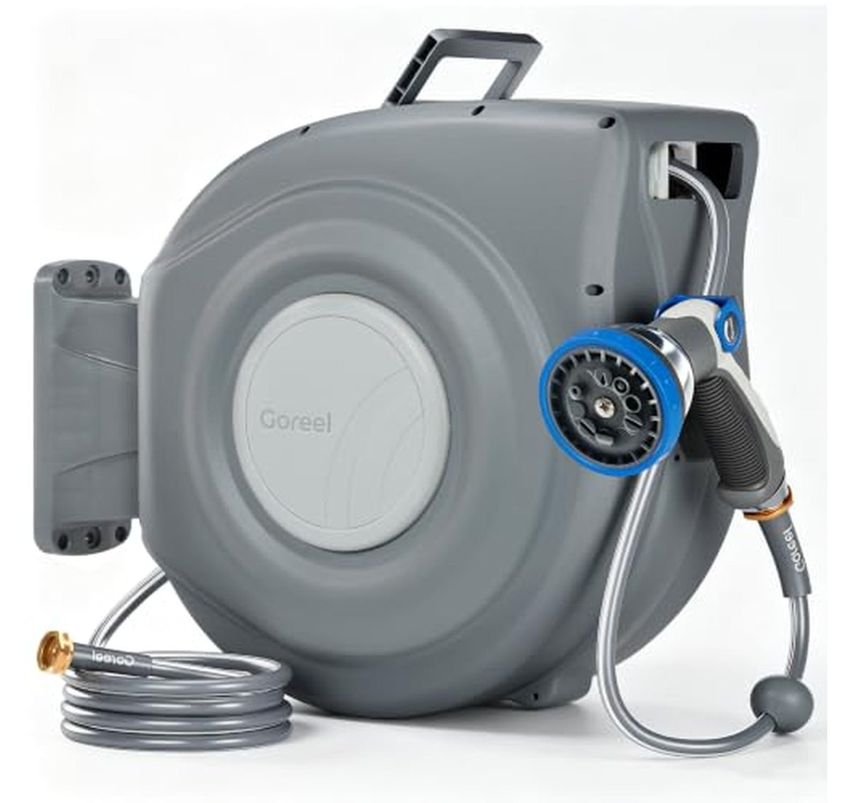 Retractable Automatic Garden Hose Reel 1/2" x 65 ft