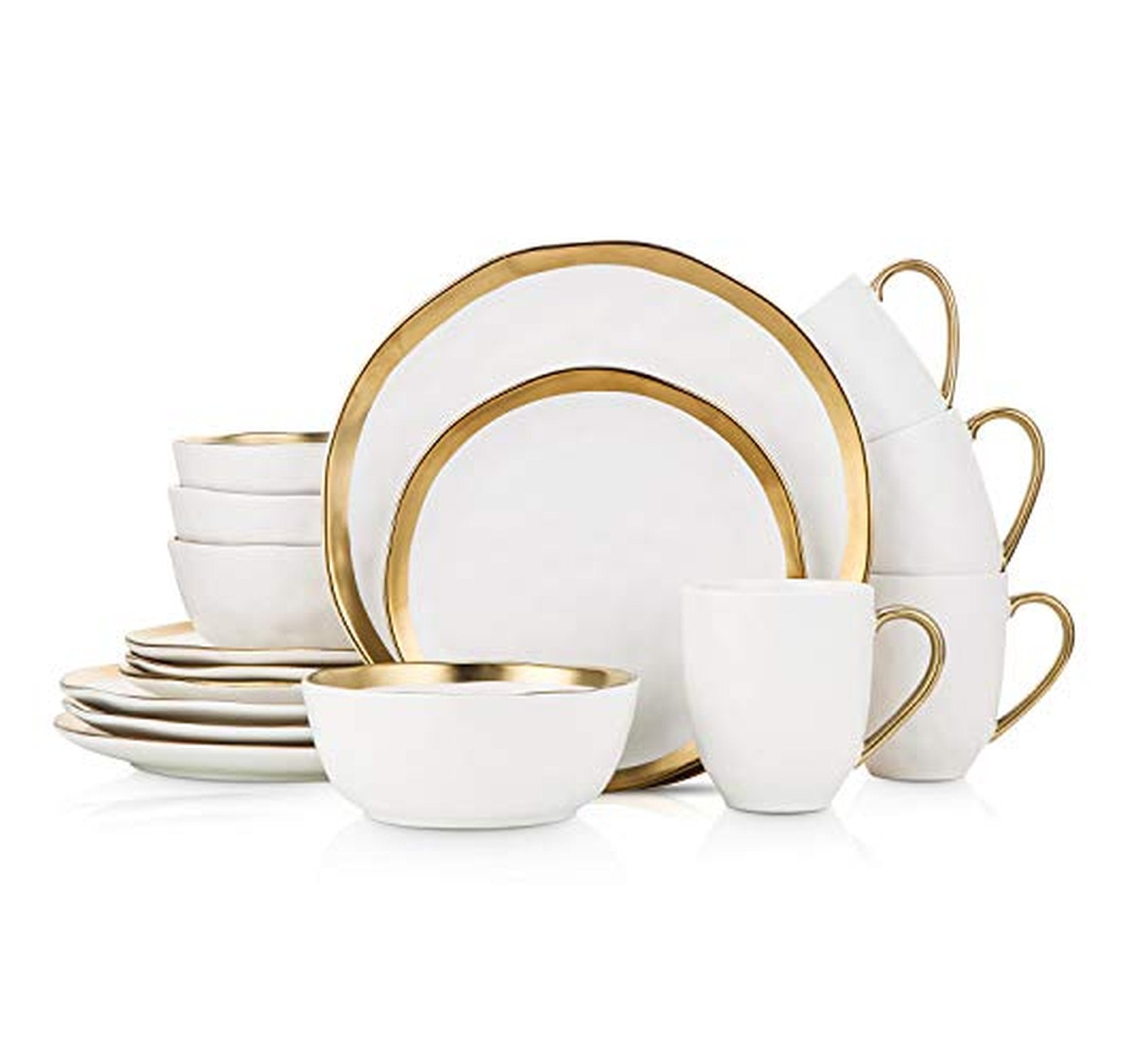 32 Piece Porcelain Dinnerware Set, Service for 8