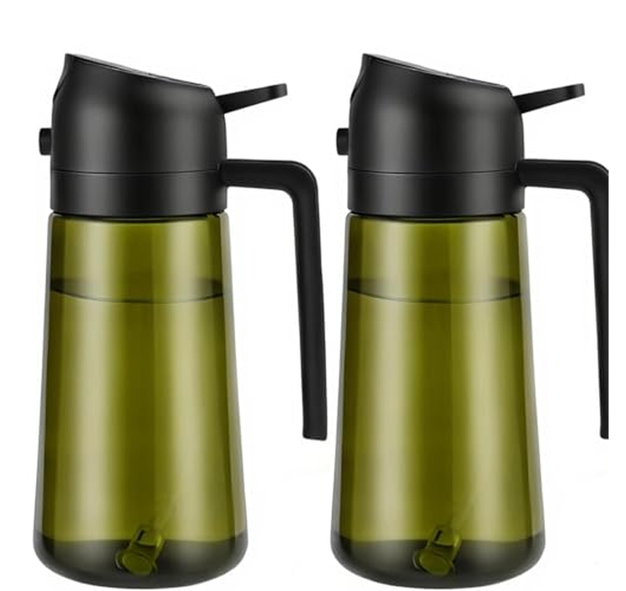 2 Pack Glass Olive Oil Sprayer Dispenser 16oz