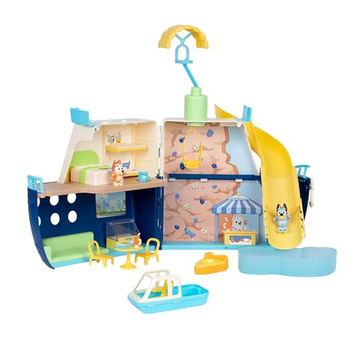 Bluey Cruise Ship Playset with Figures and Accessories