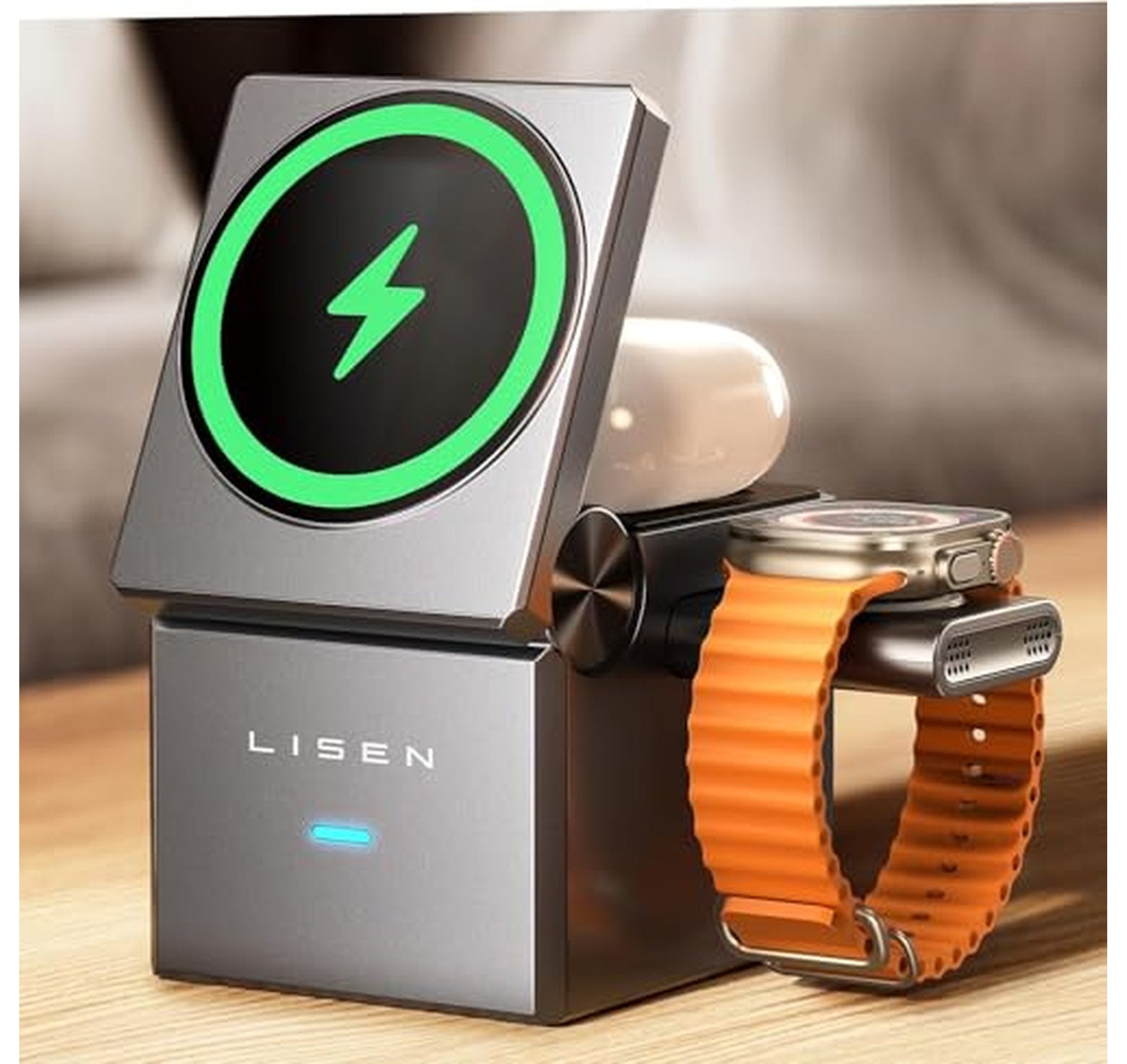 3 in 1 Qi2 MagSafe Wireless Charging Station