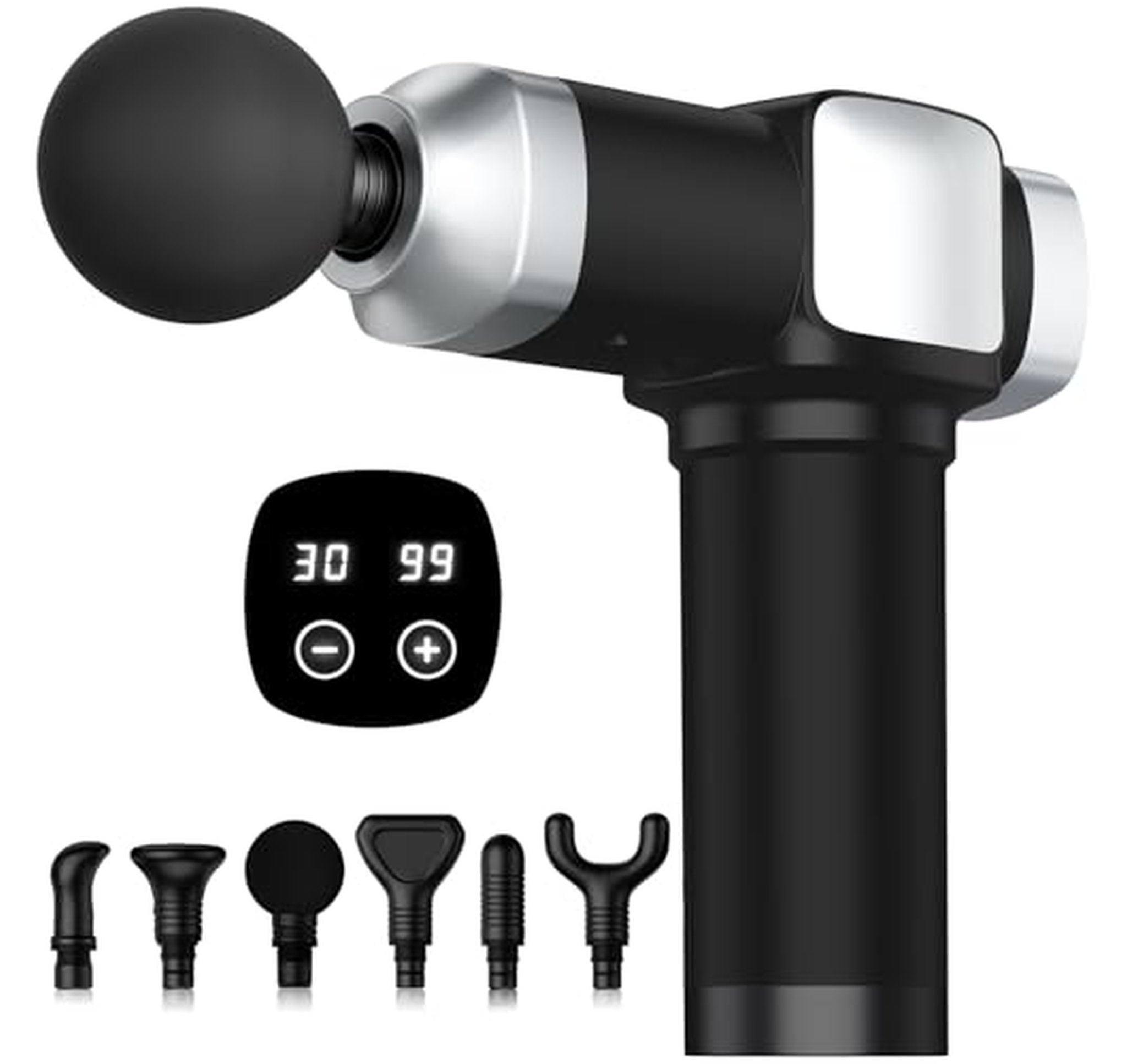 Deep Tissue Percussion Massage Gun with 6 Heads