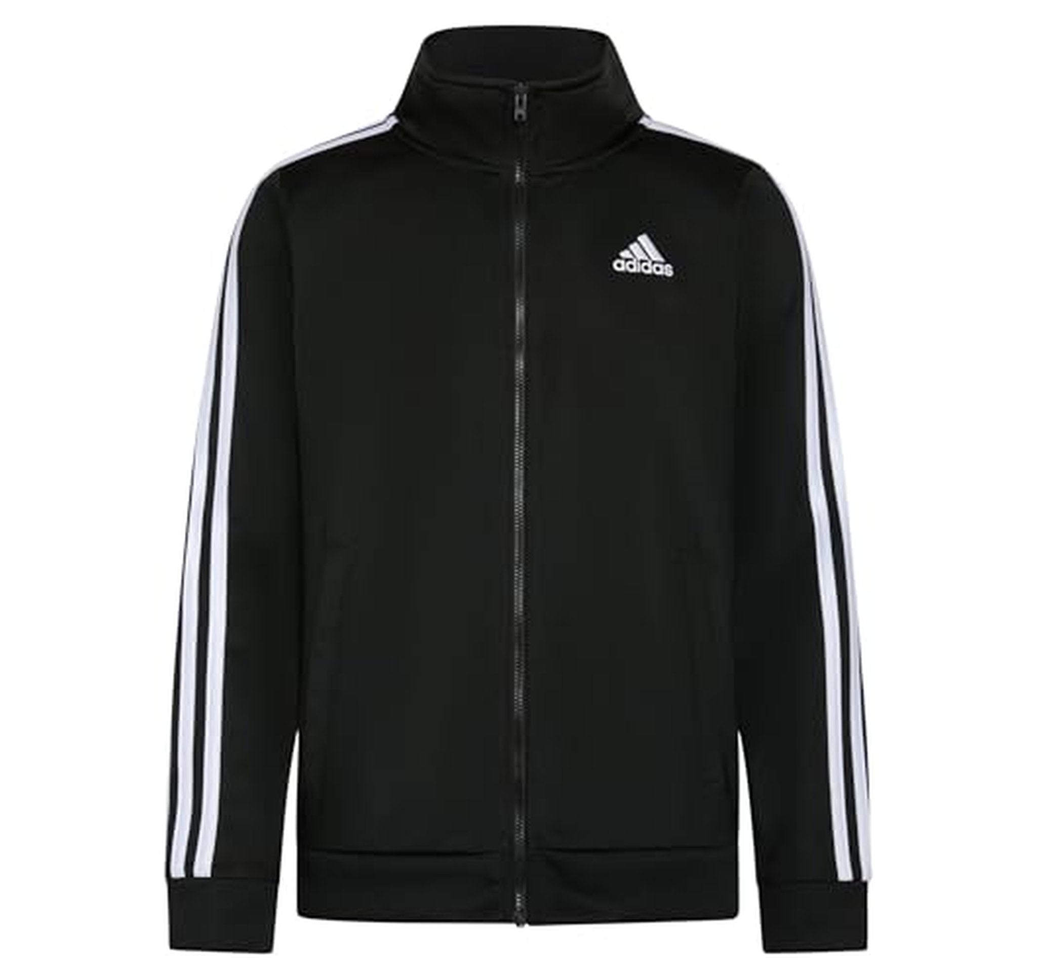 adidas Boys Zip Front Tricot Track Jacket