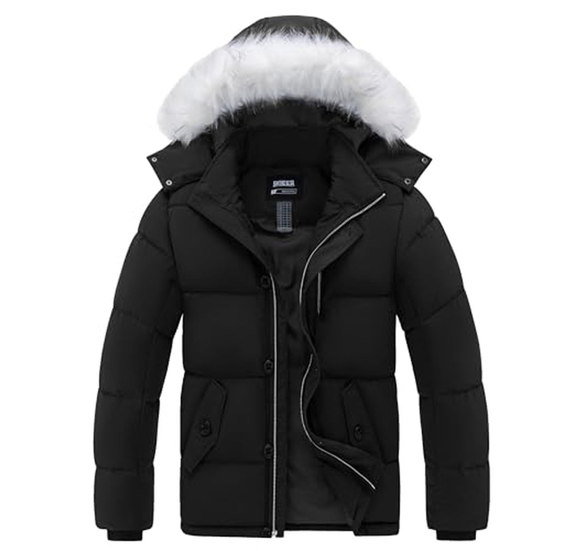 Quilted Waterproof Hooded Winter Puffer Jacket