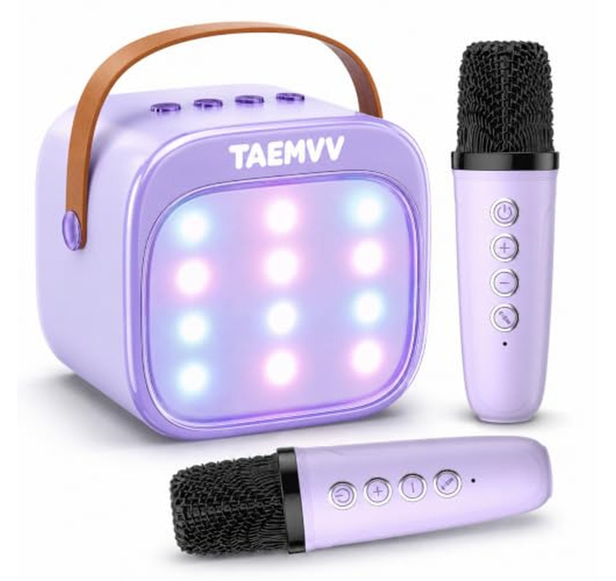 Kids Bluetooth Karaoke Machine with 2 Wireless Microphones