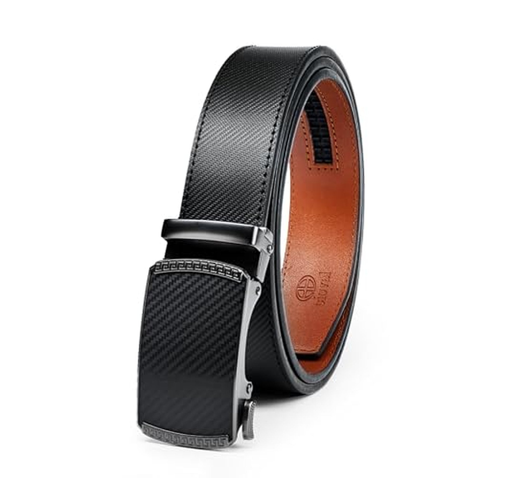 Men's Leather Ratchet Belt 35mm