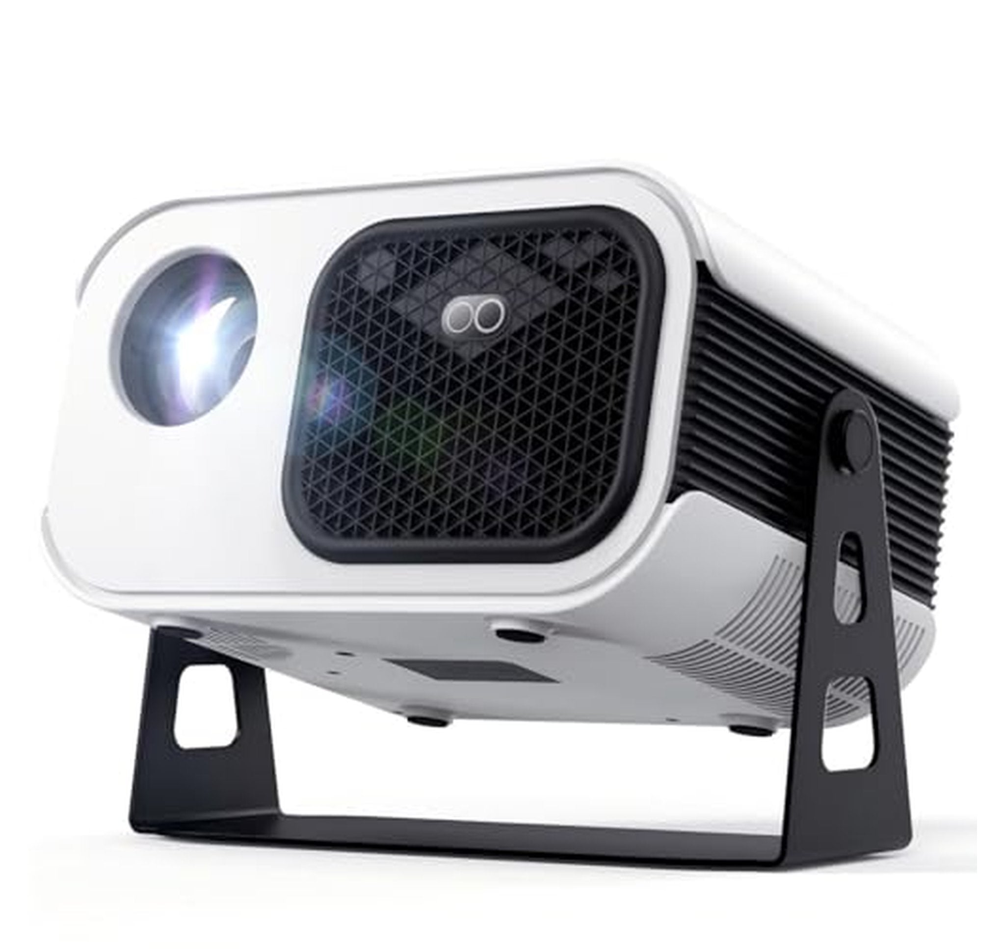WiFi Bluetooth Mini Projector with Stand and Keystone