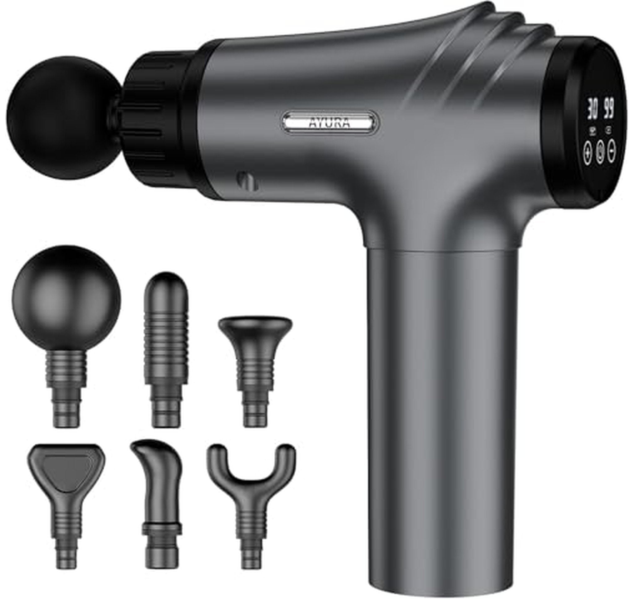 Deep Tissue Percussion Muscle Massage Gun with 6 Heads
